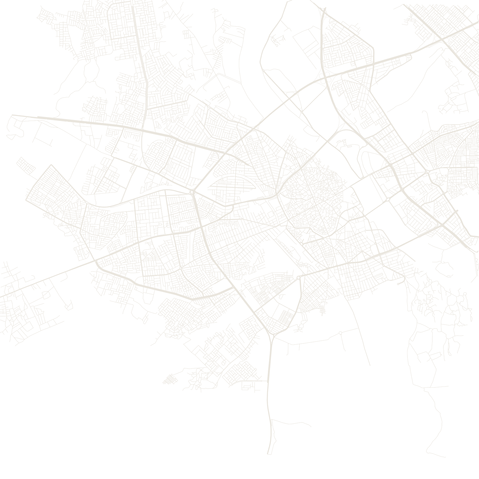 Al Mawşil al Jadīdah street network