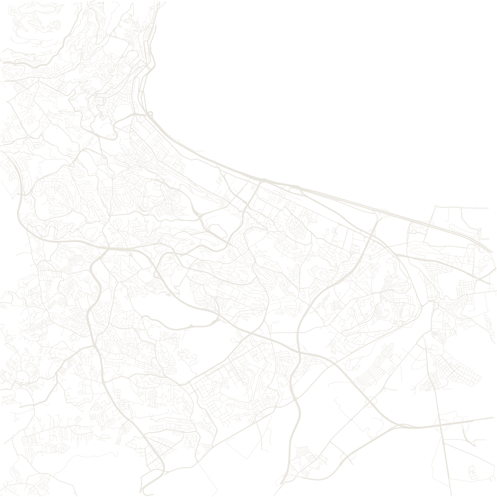 Algiers street network