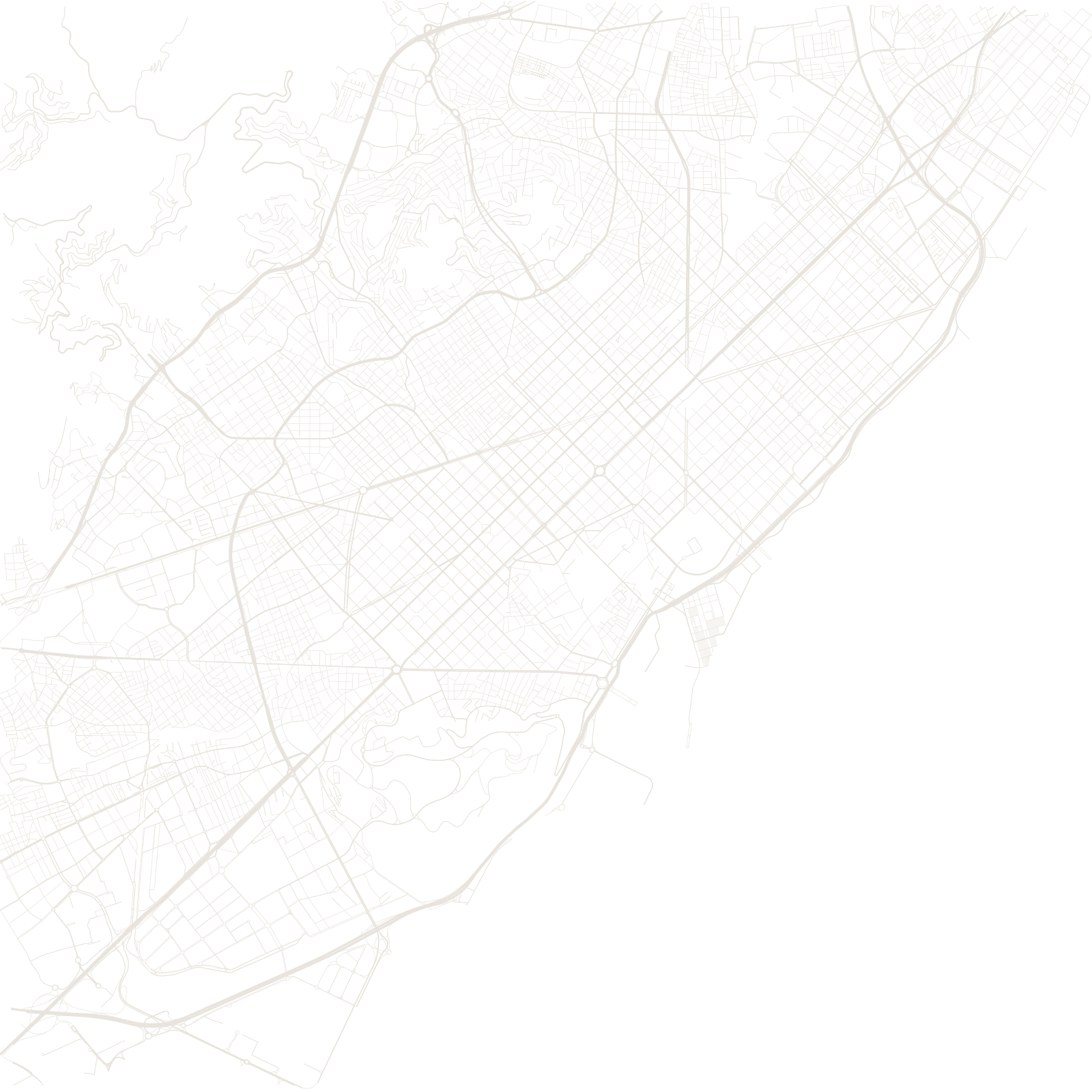 Barcelona street network