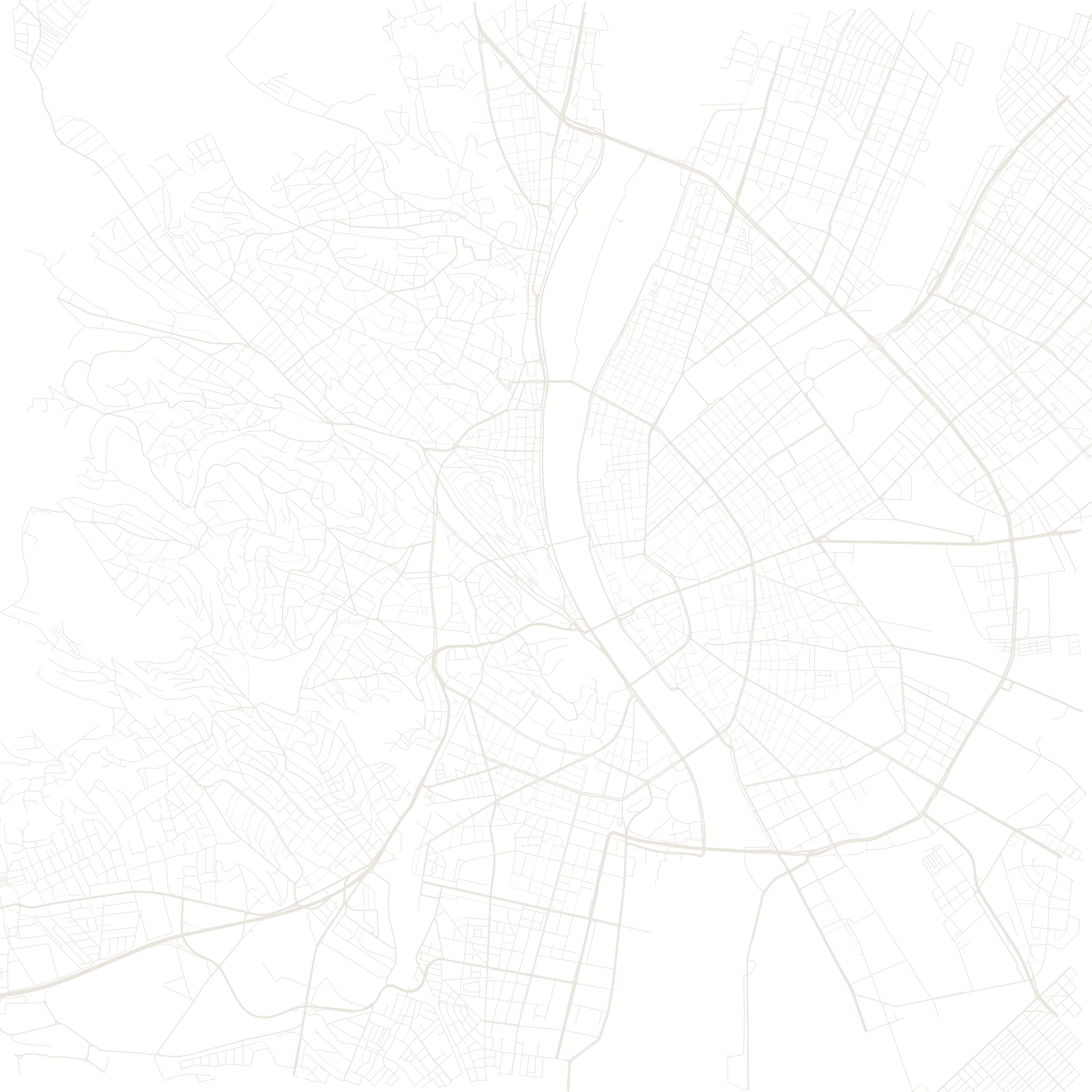 Budapest street network