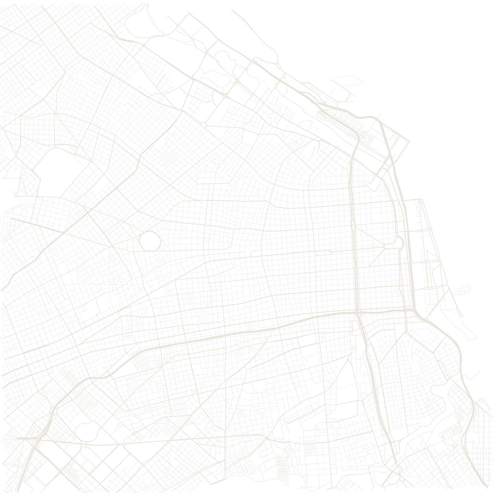 Buenos Aires street network