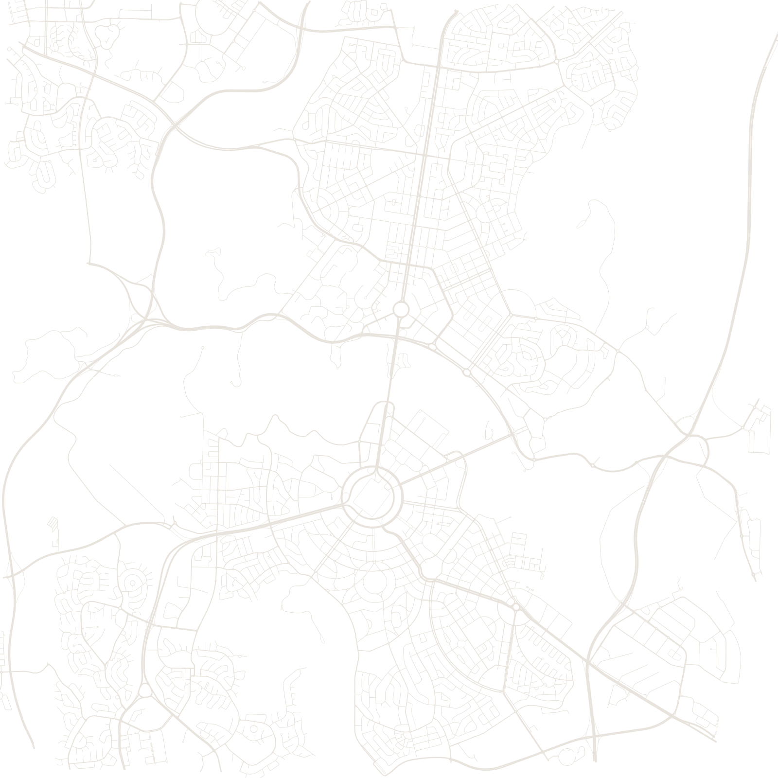 Canberra street network