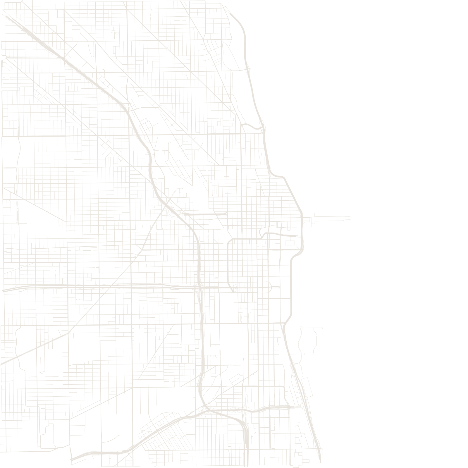 Chicago street network
