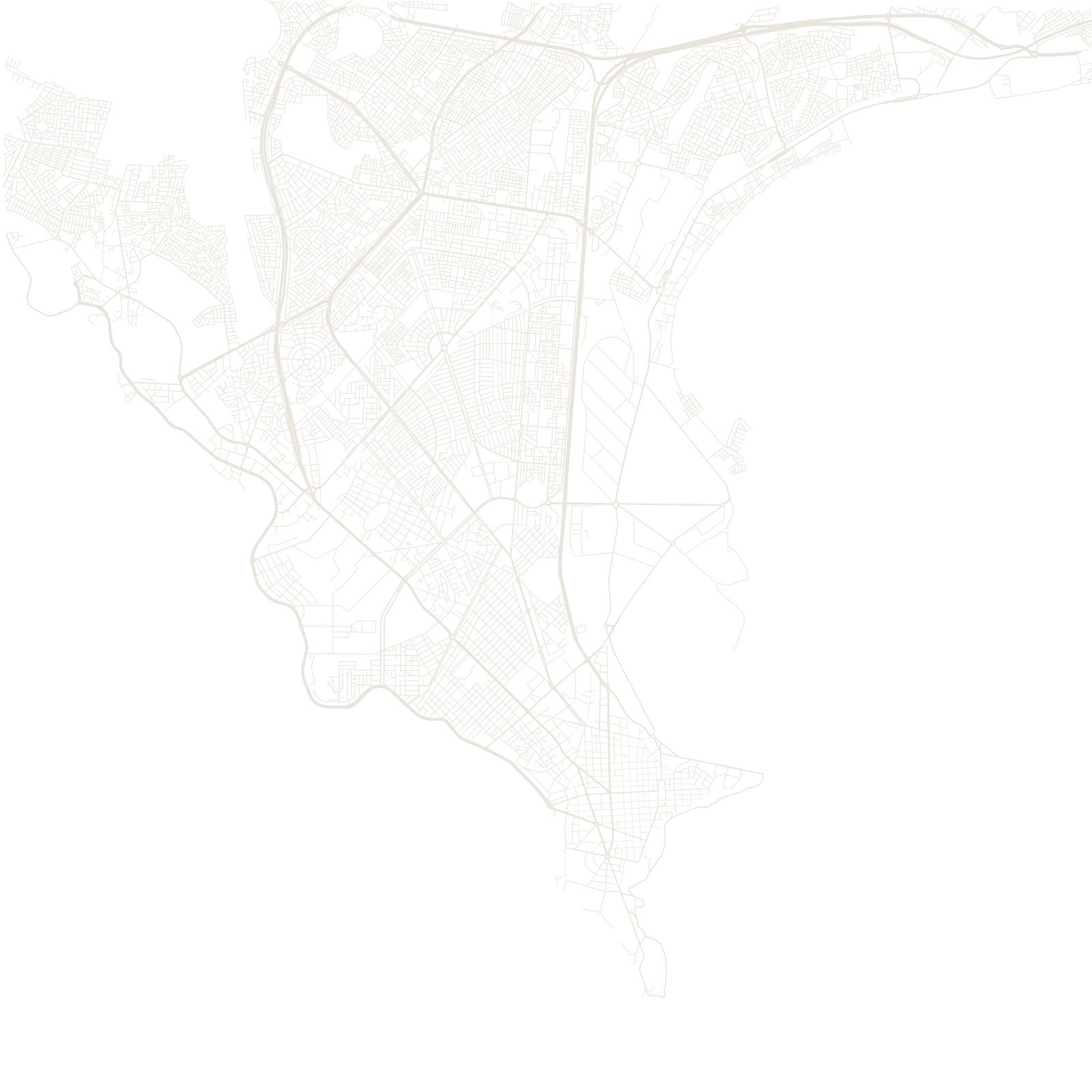 Dakar street network