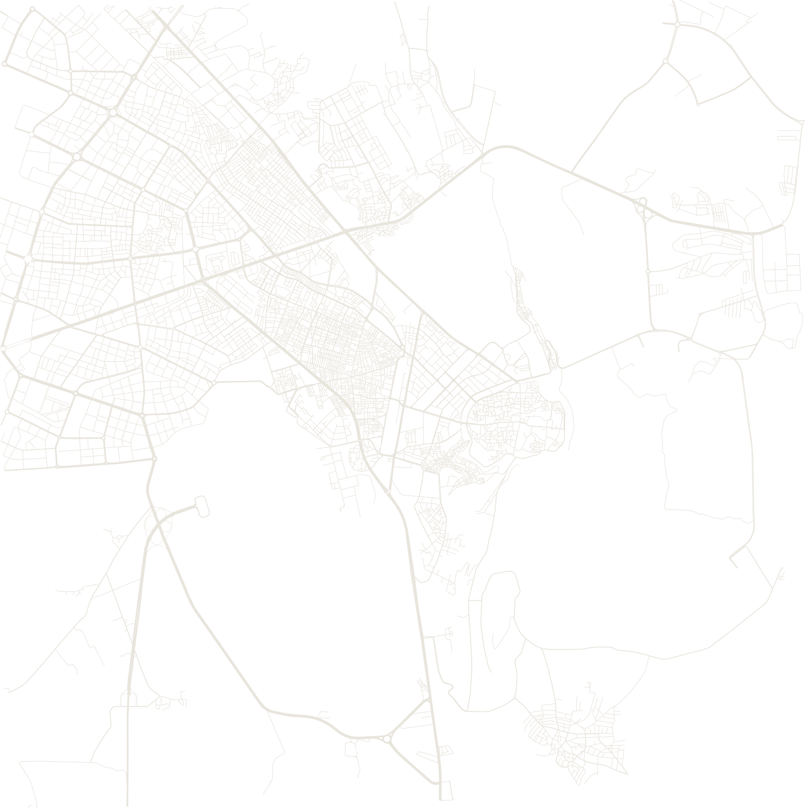 Diyarbakır street network