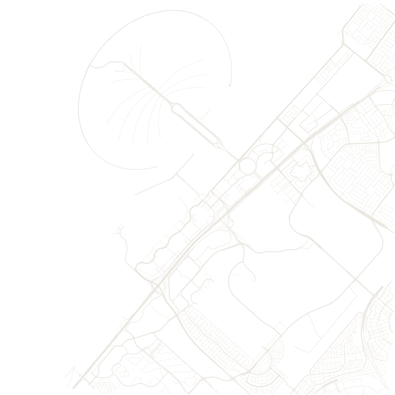 Dubai street network
