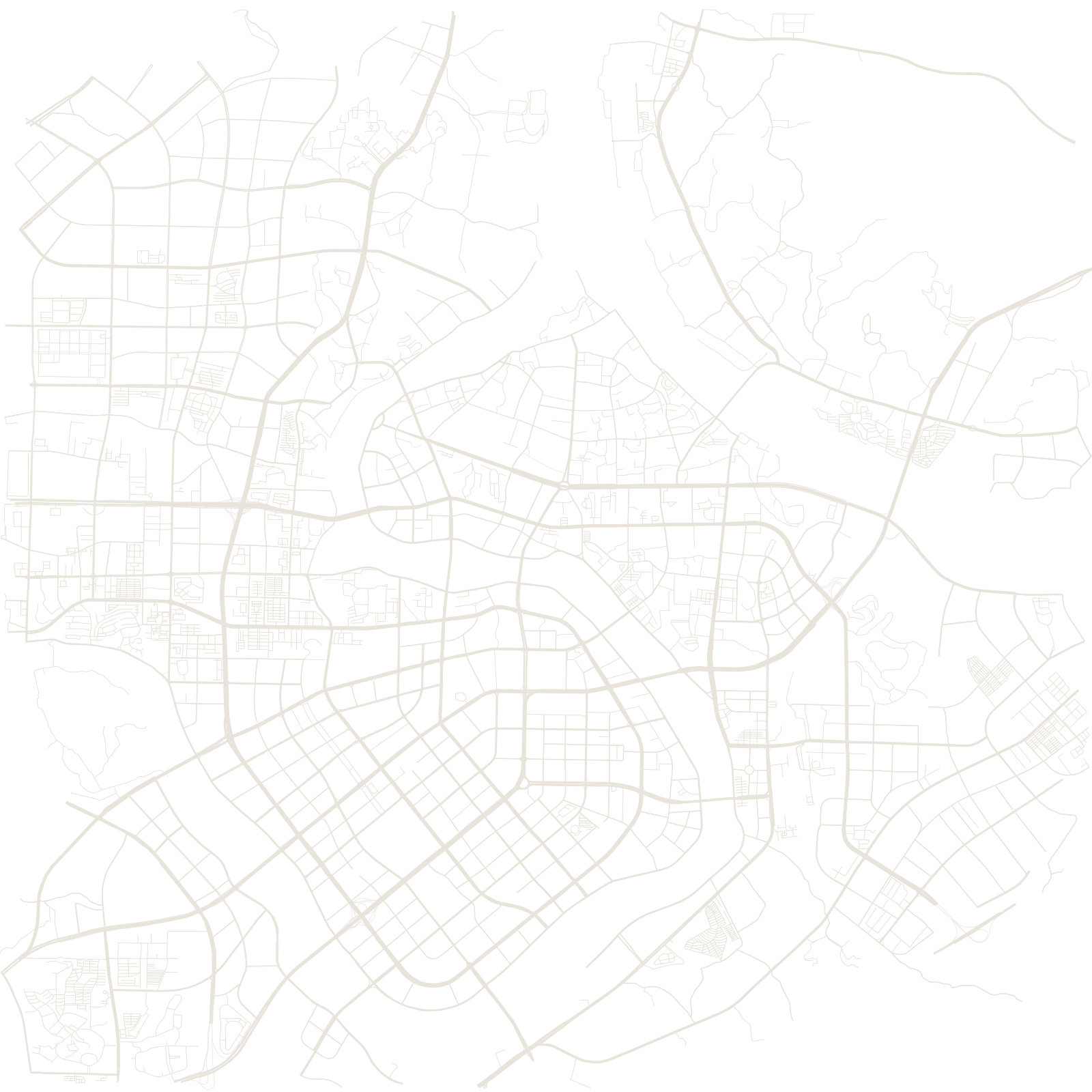 Ganzhou street network