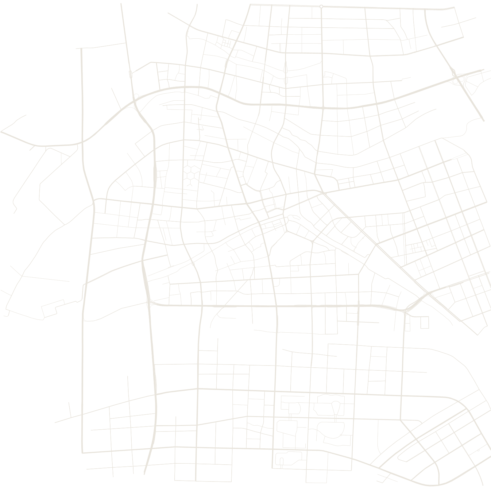 Huai'an street network