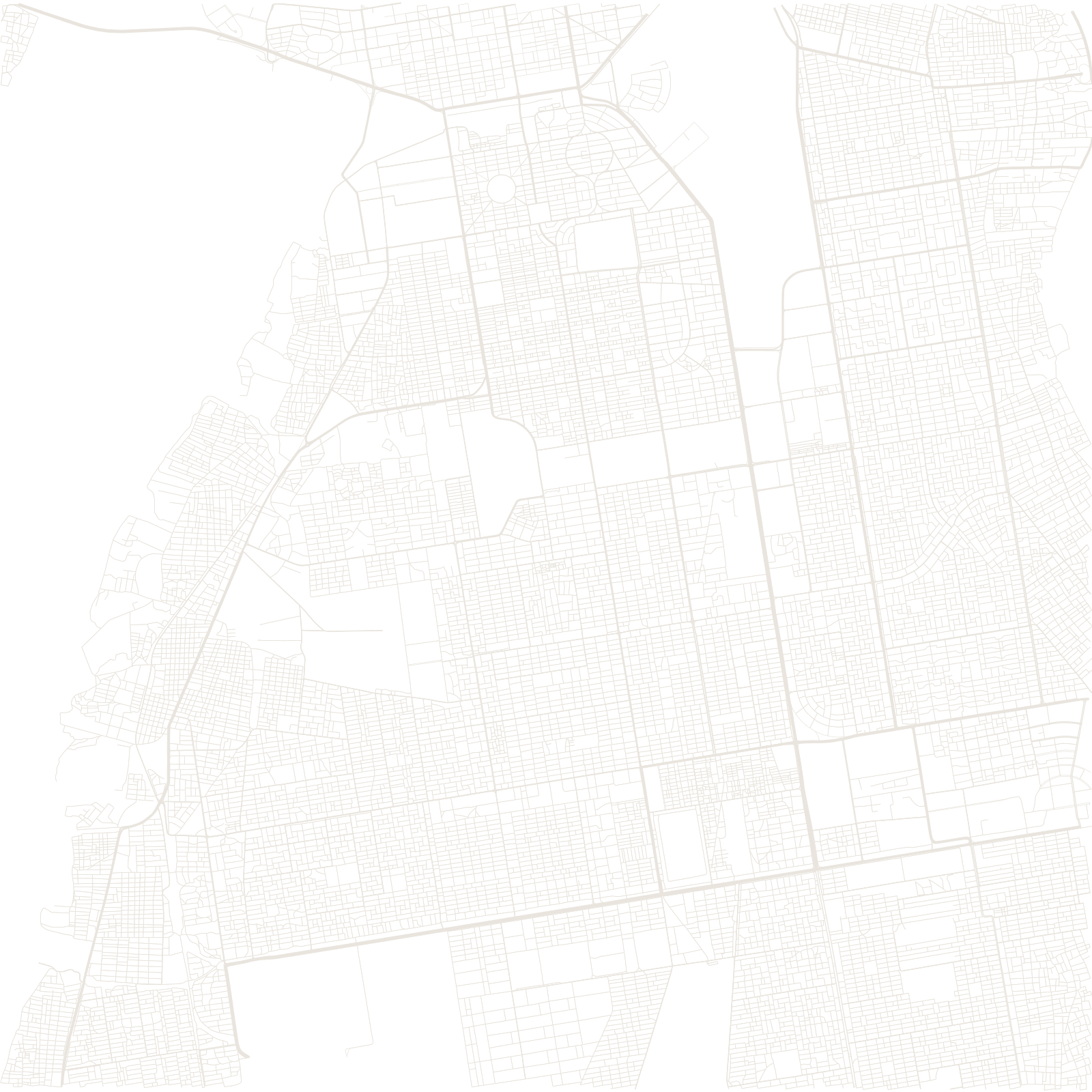Khartoum street network