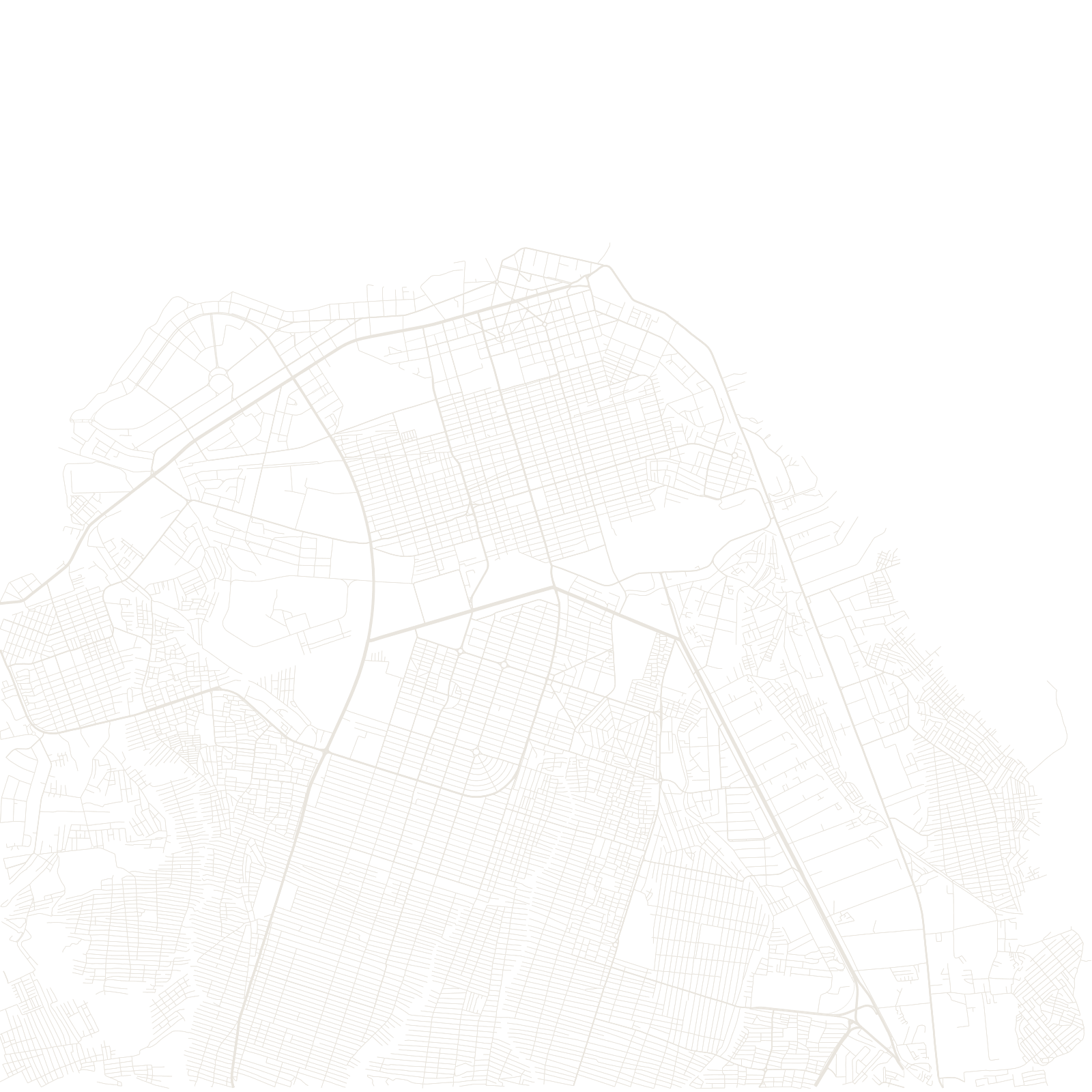 Kinshasa street network