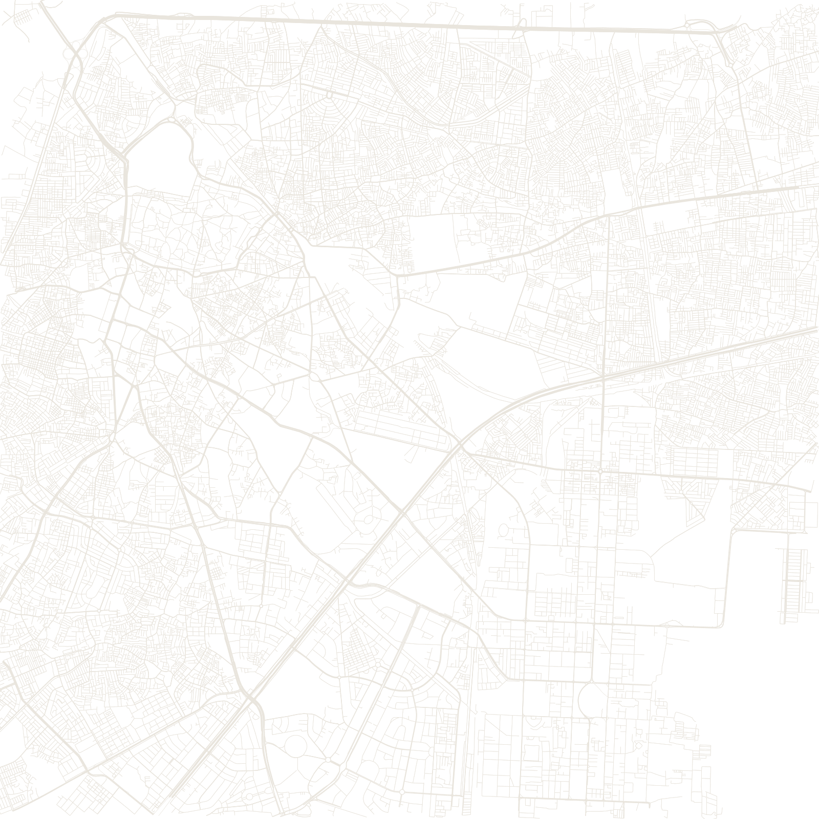 Lahore street network