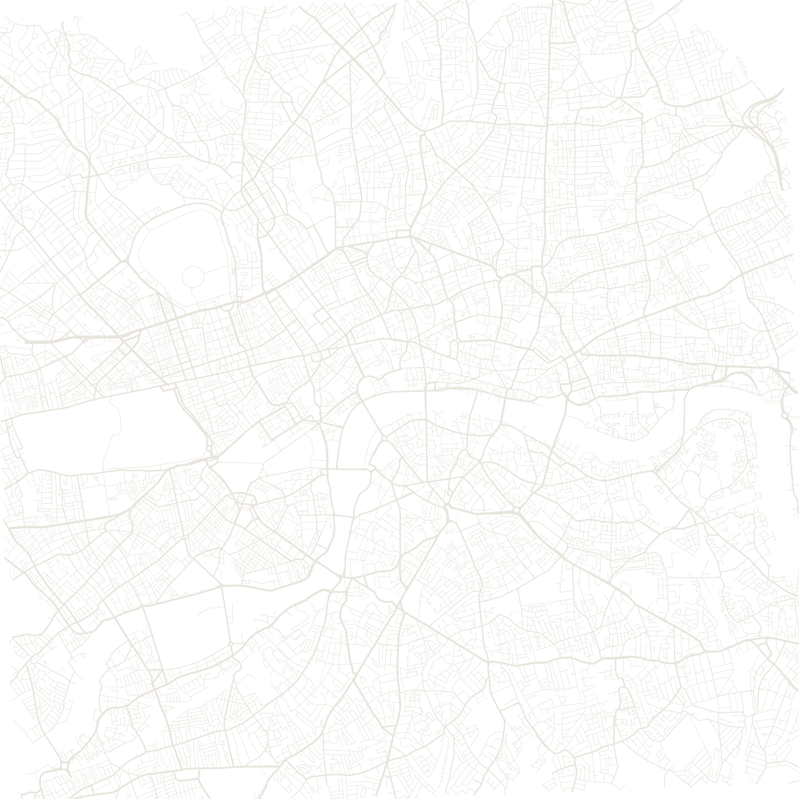 London street network
