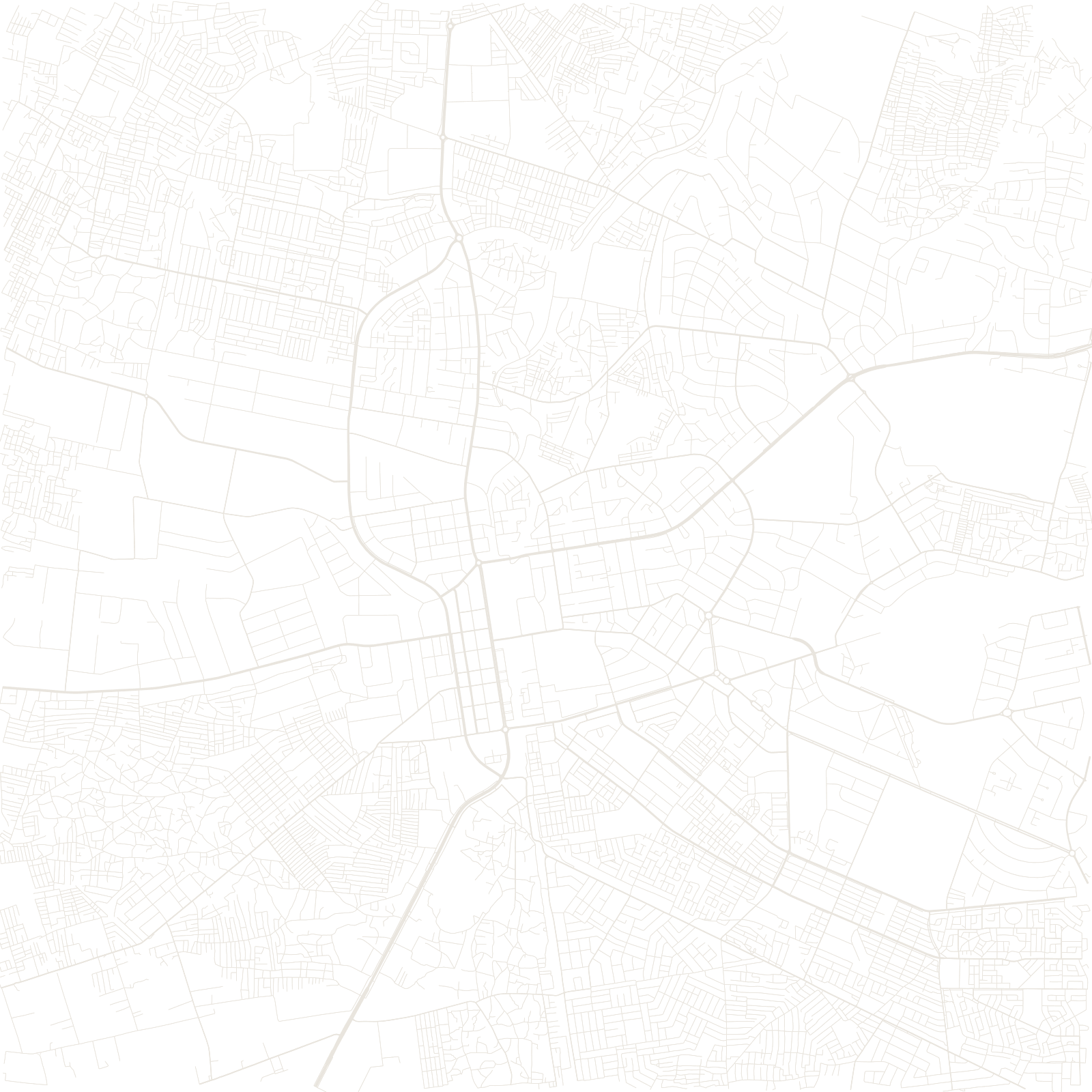 Lusaka street network