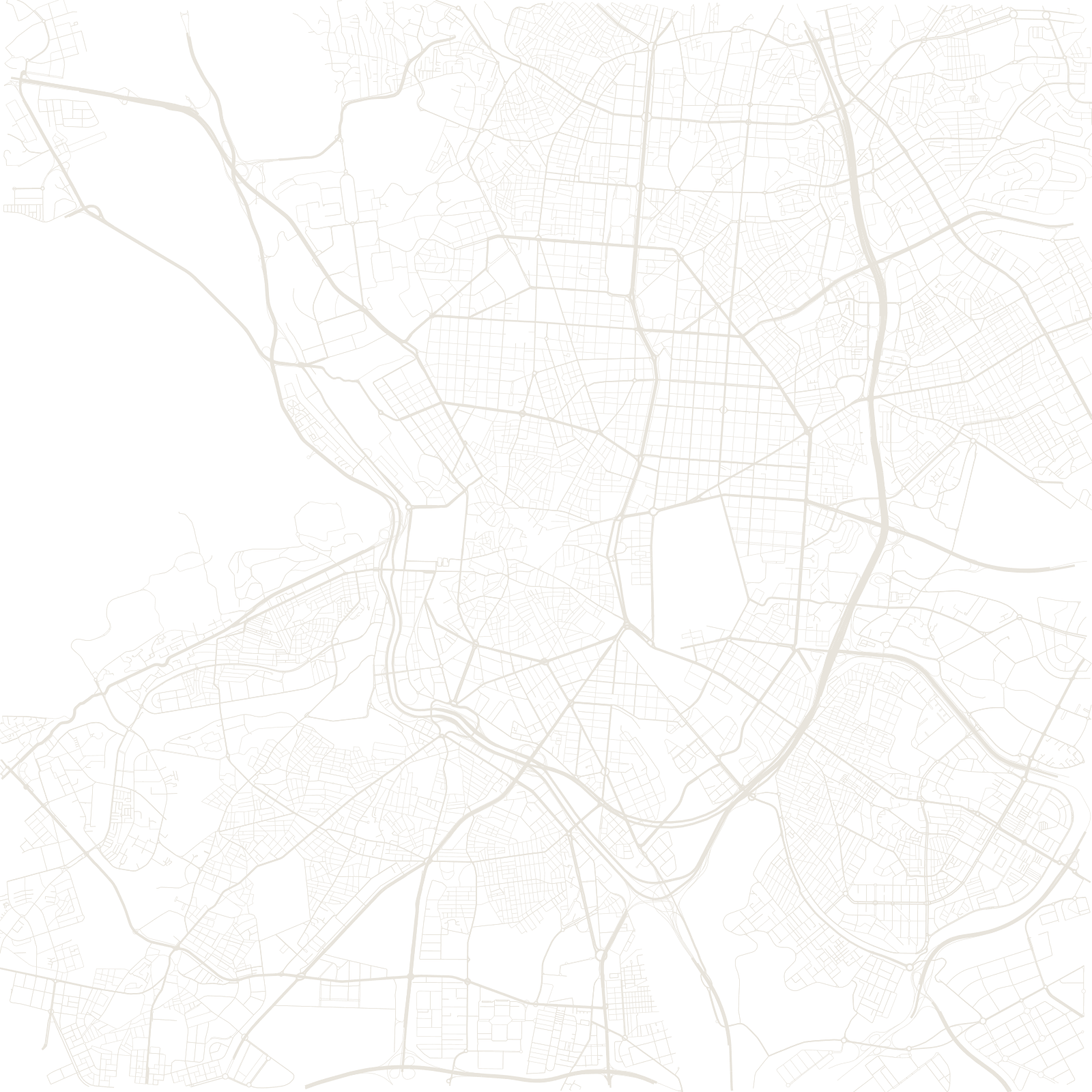 Madrid street network