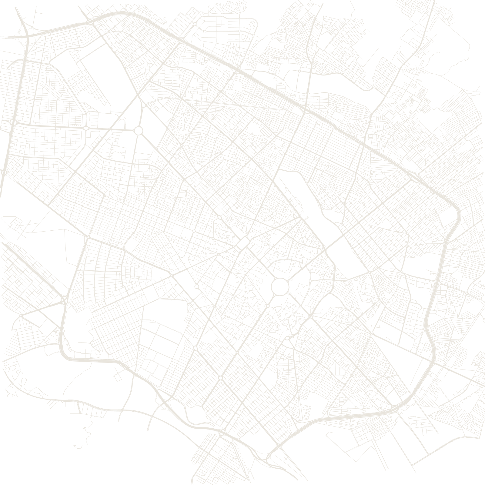 Mashhad street network