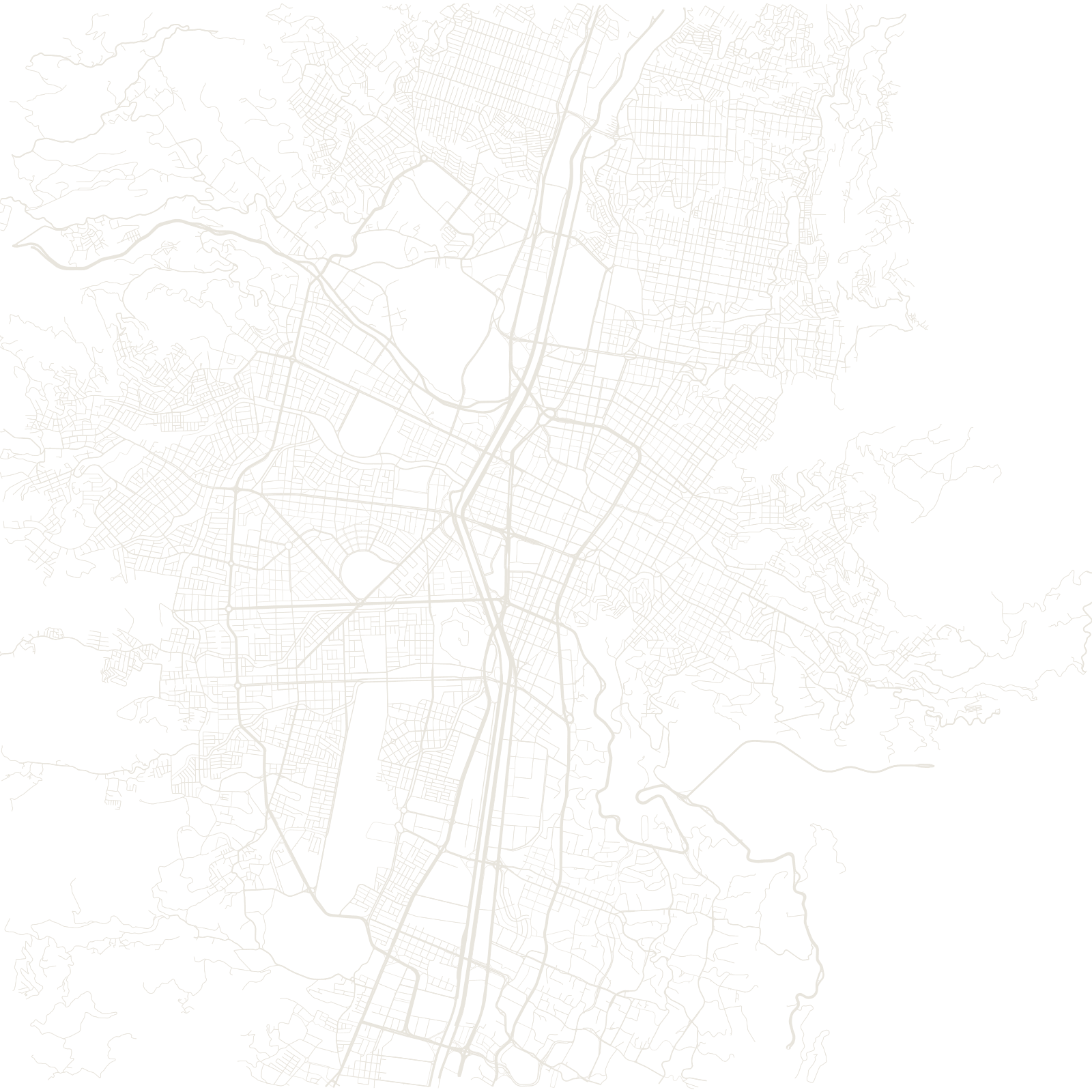 Medellín street network