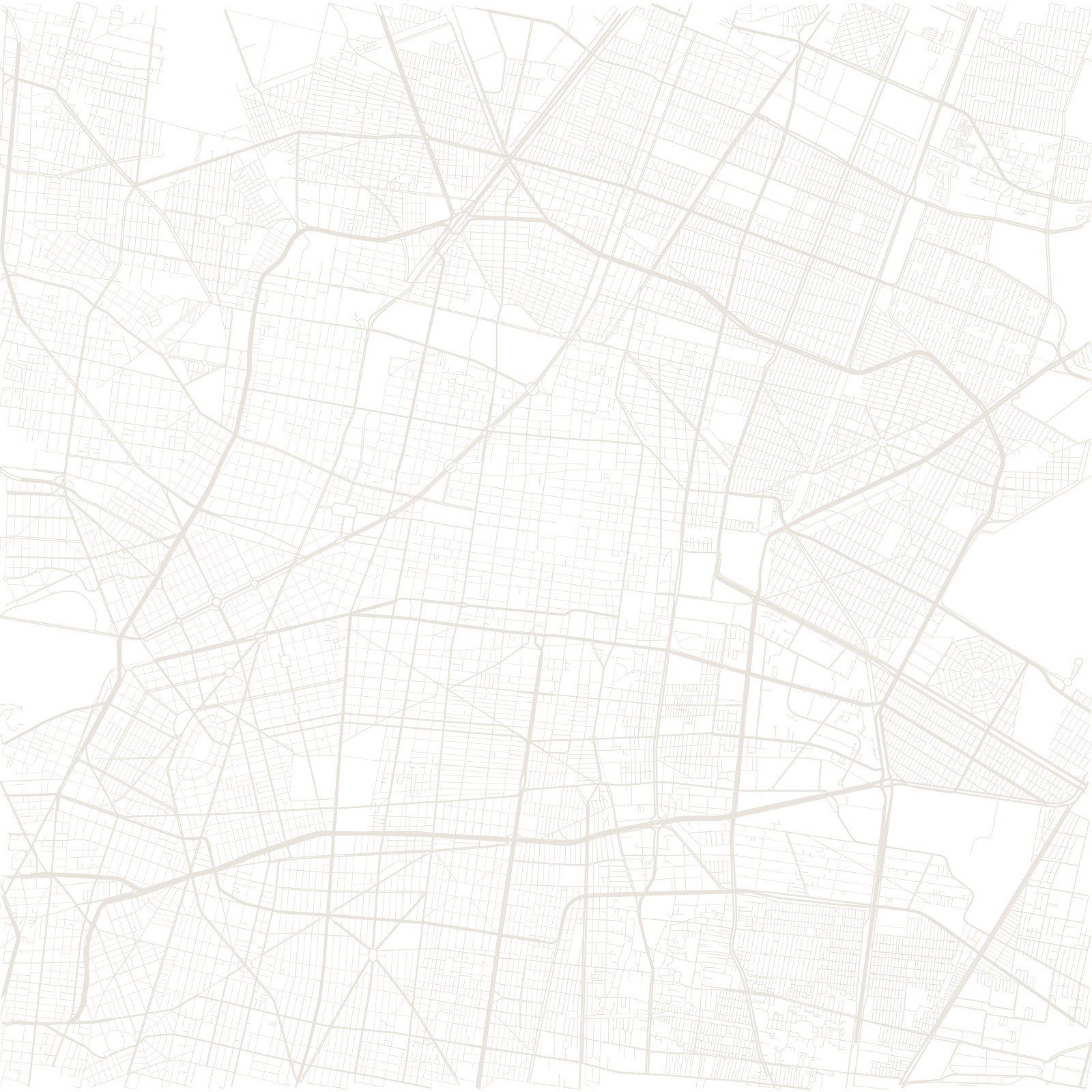 Mexico City street network