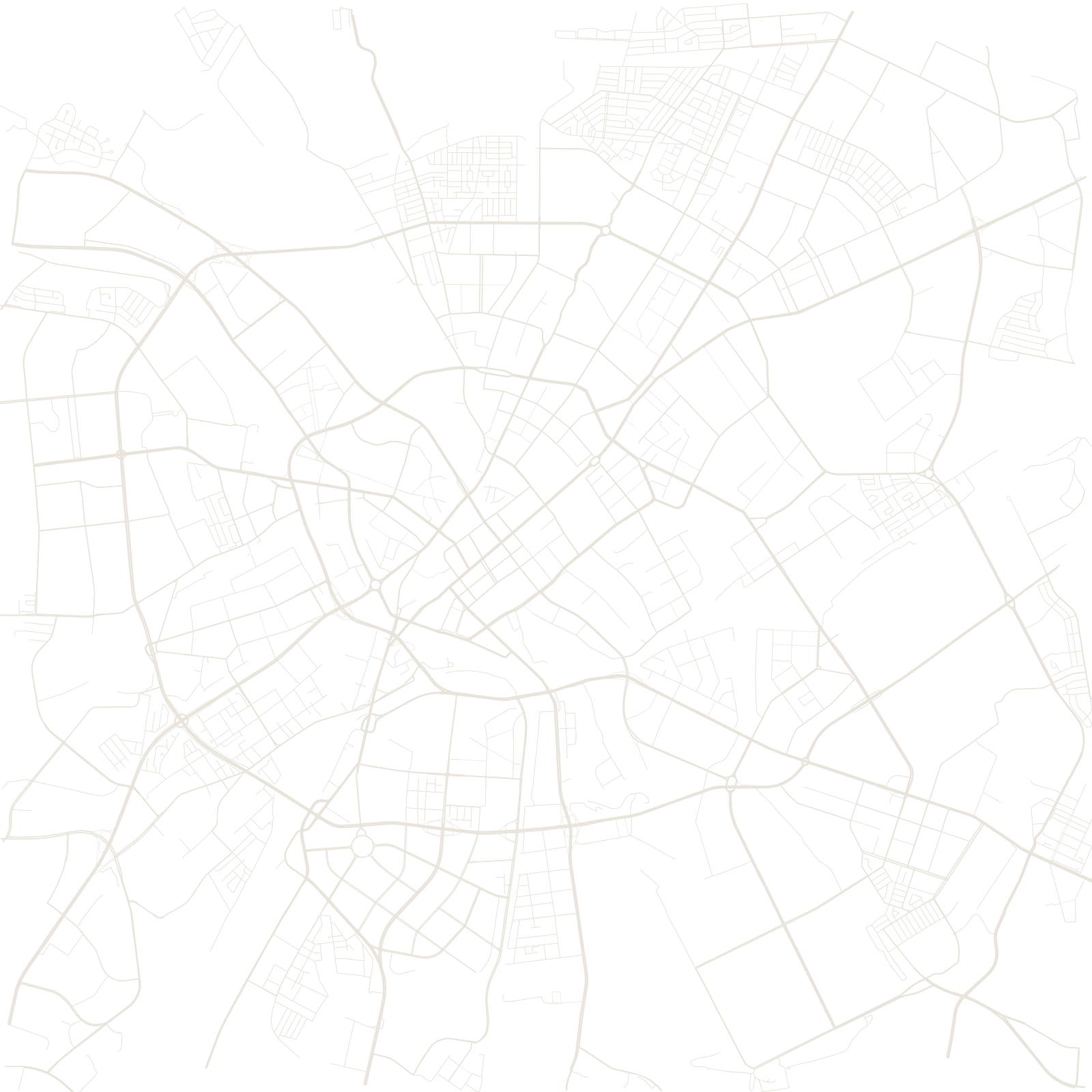 Minsk street network