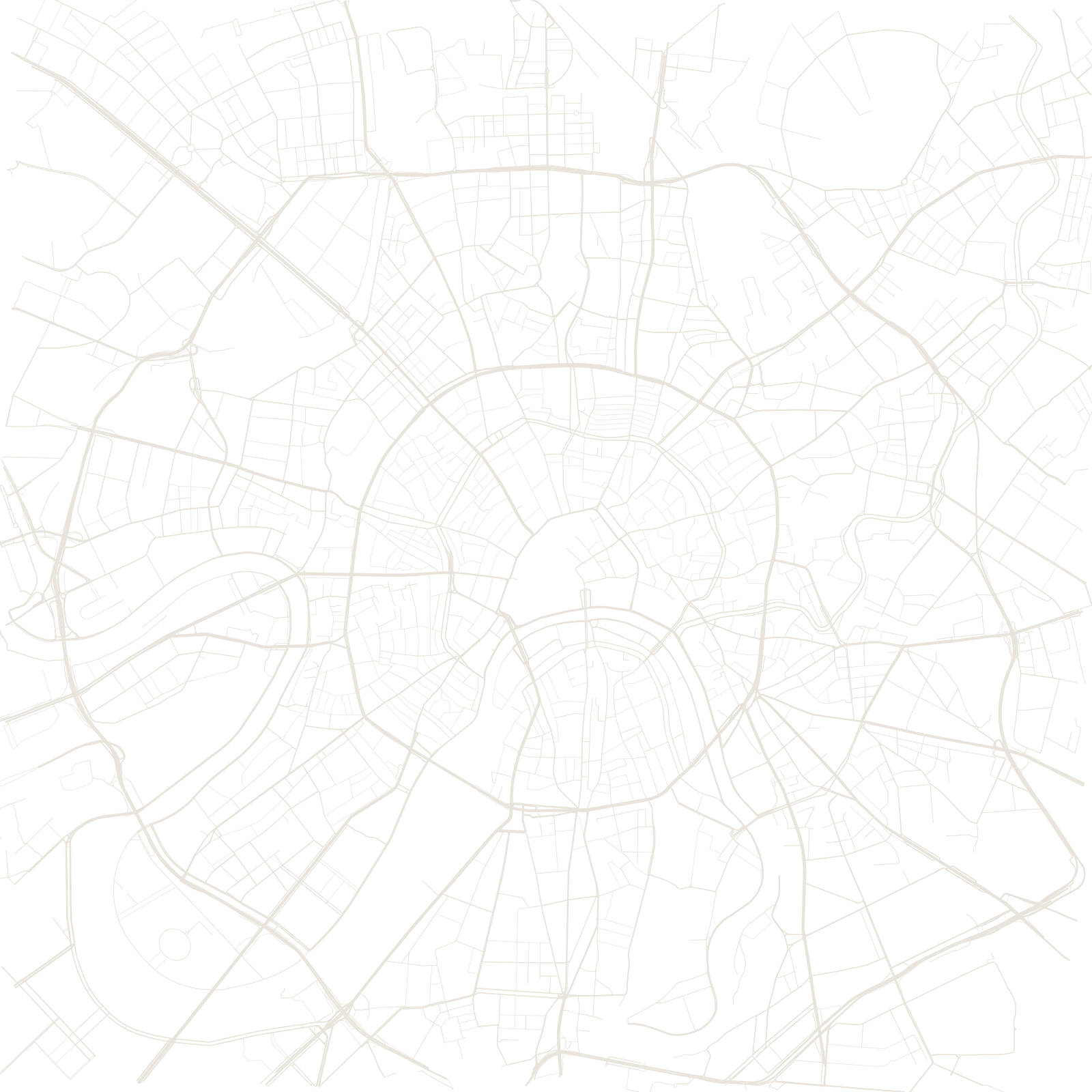 Moscow street network