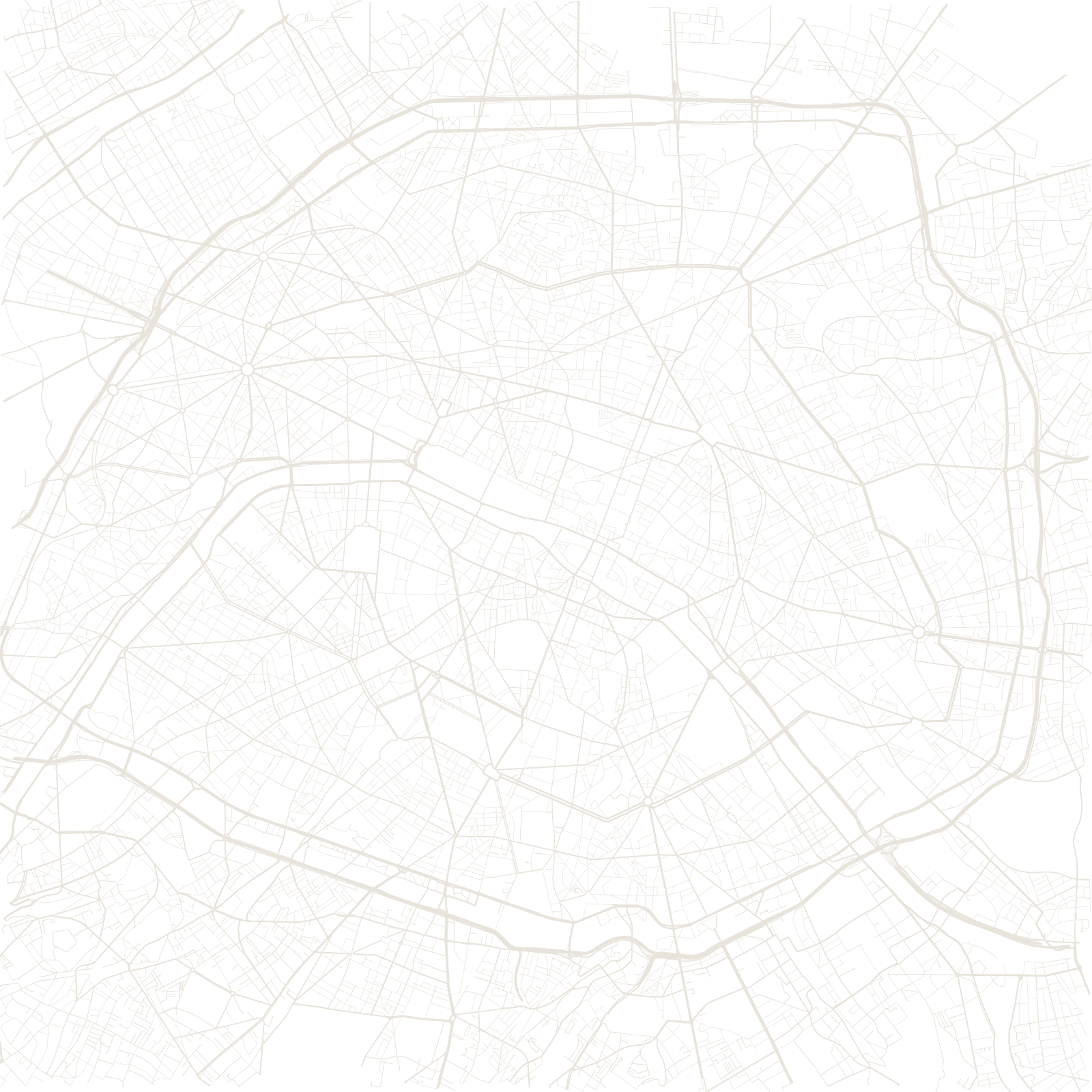 Paris street network