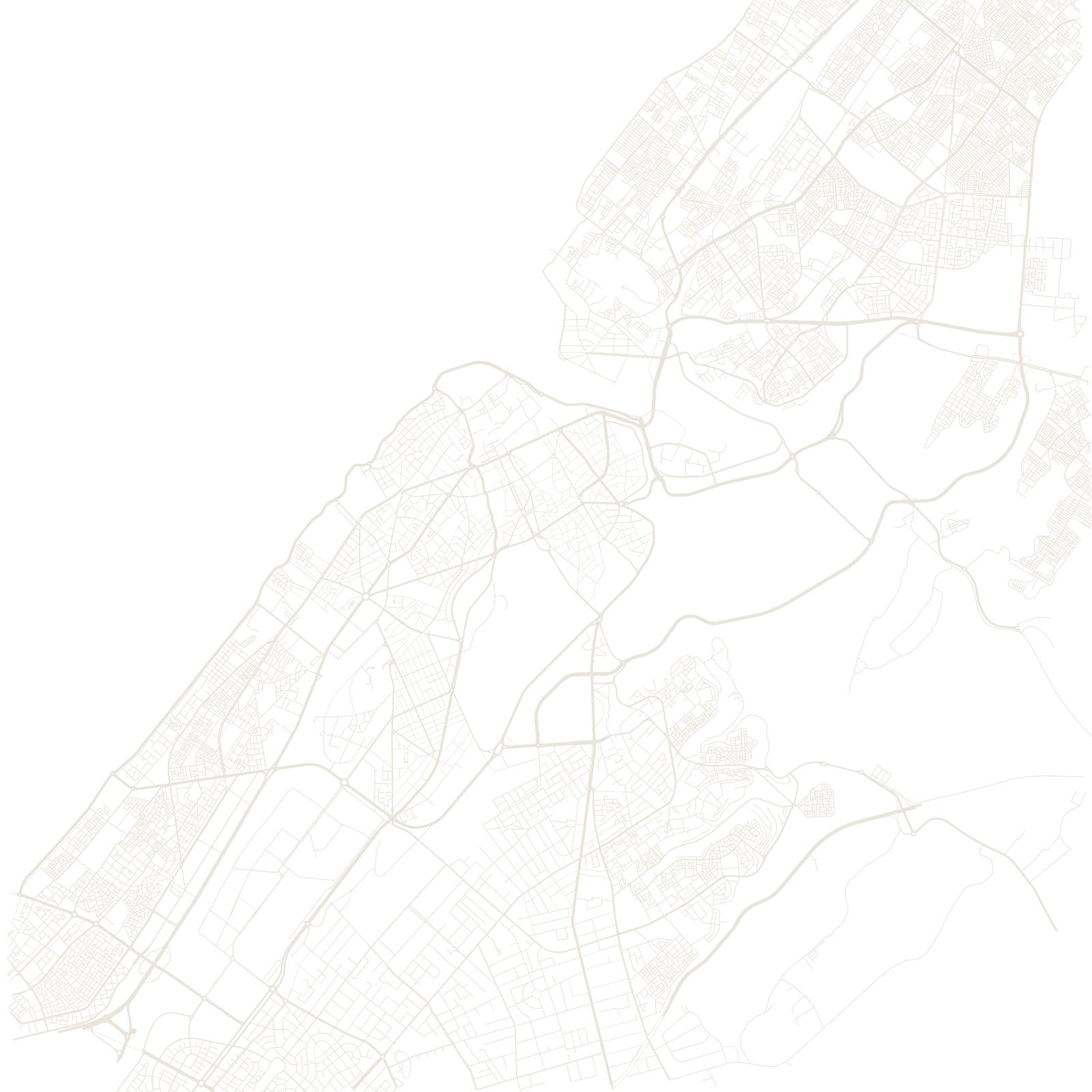 Rabat street network