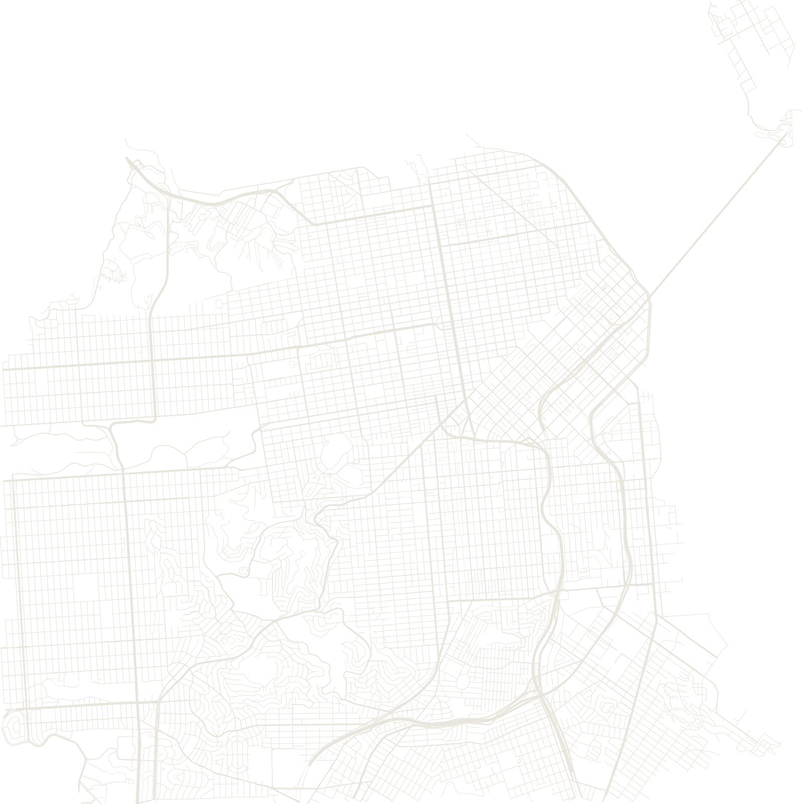 San Francisco street network