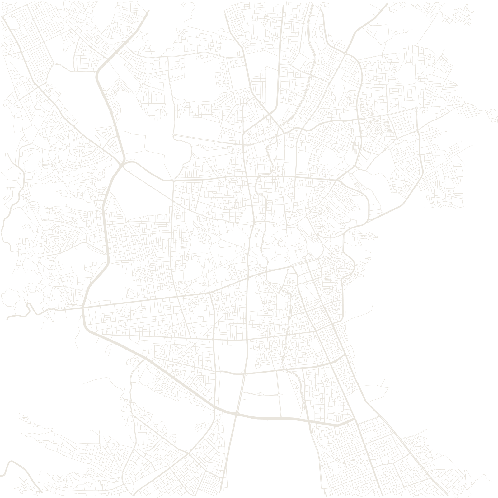 Sanaa street network