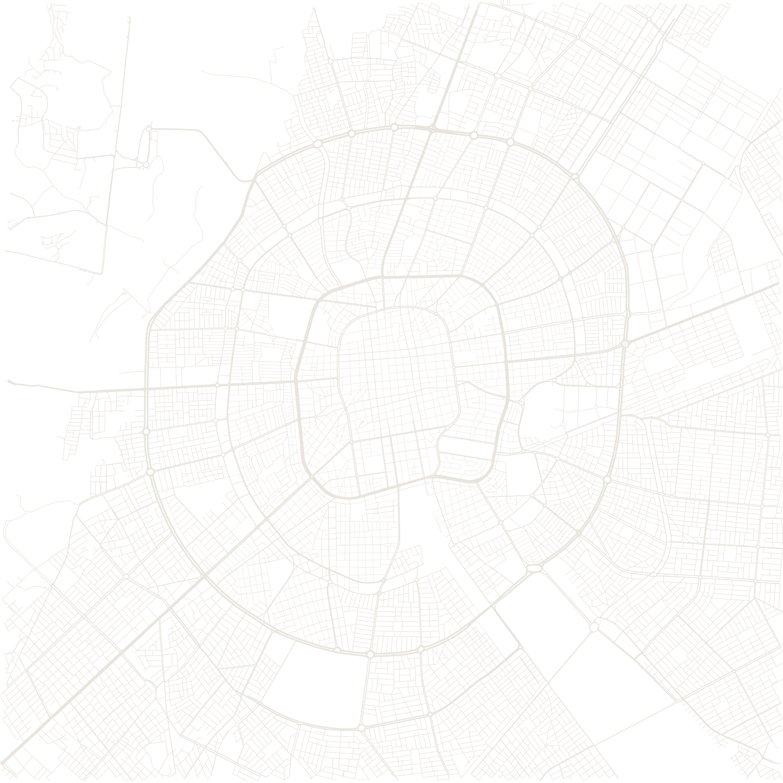 Santa Cruz de la Sierra street network