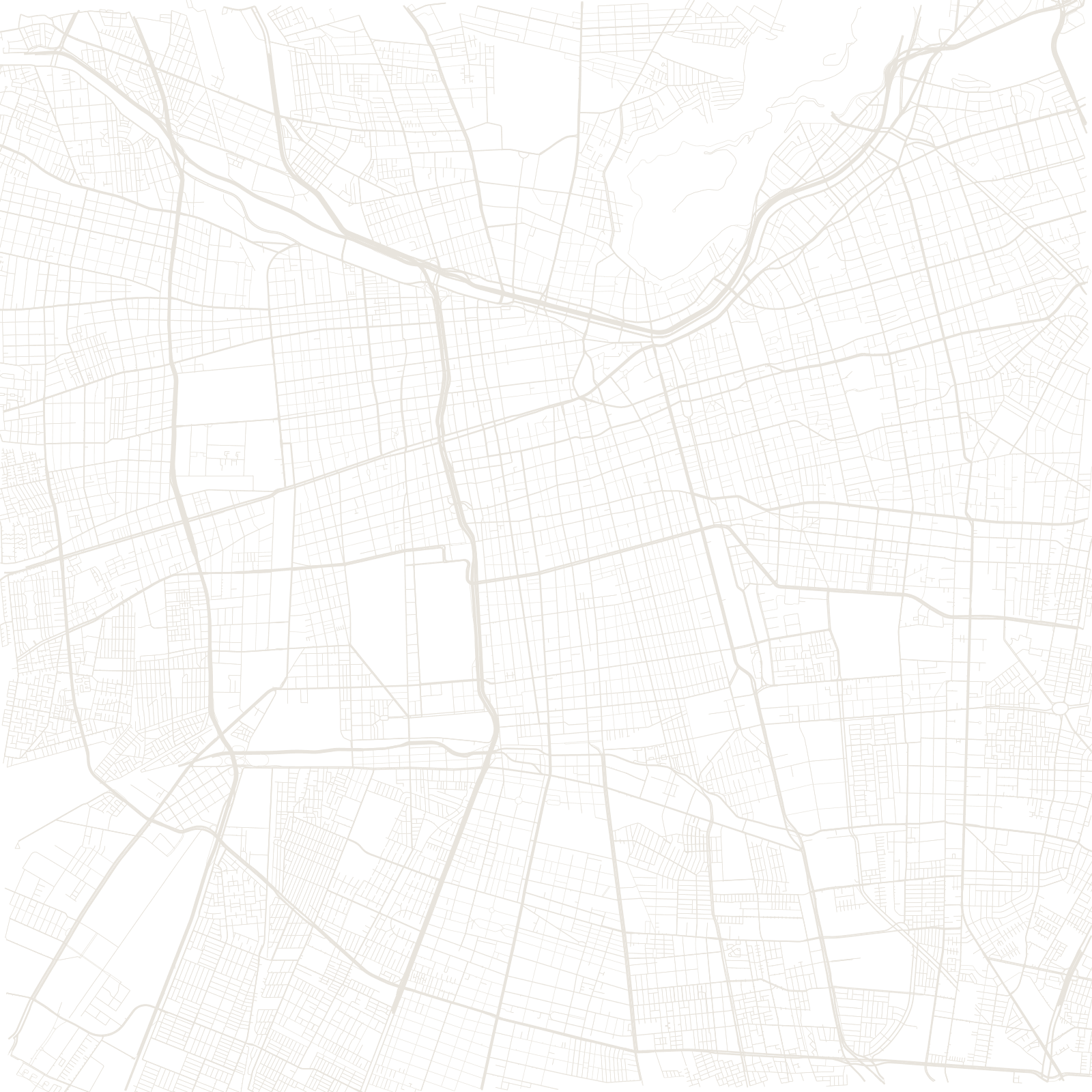 Santiago street network