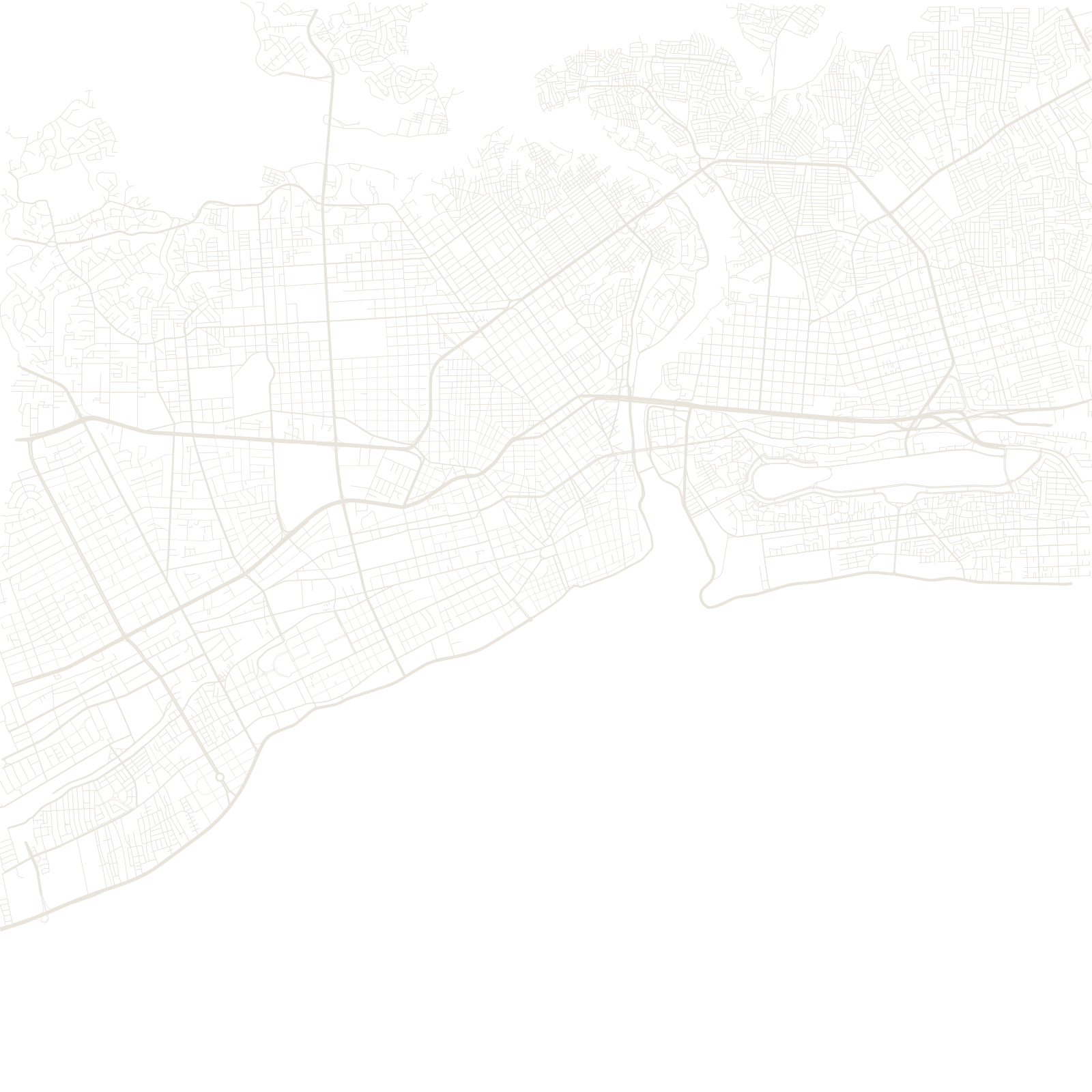 Santo Domingo street network