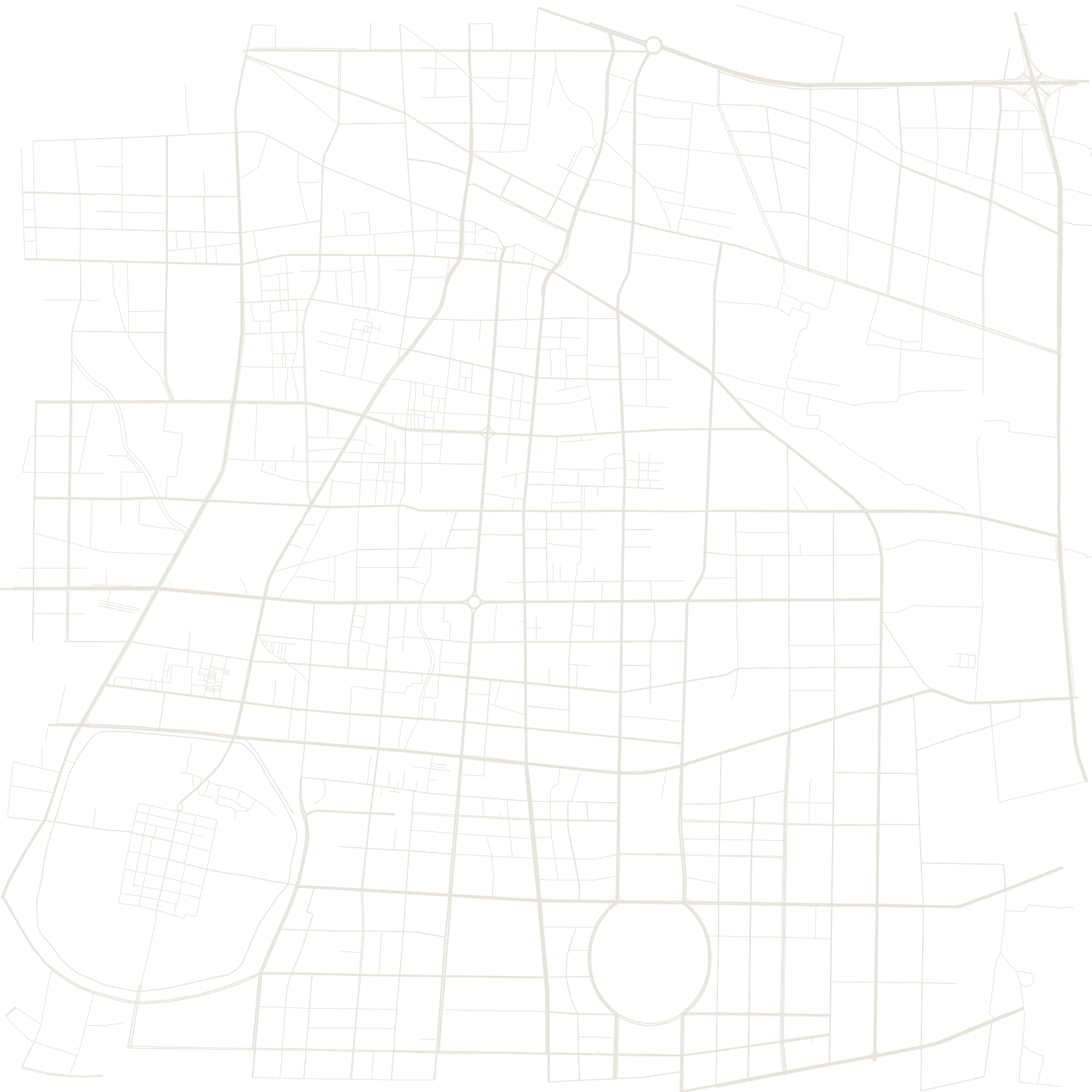 Shangqiu street network