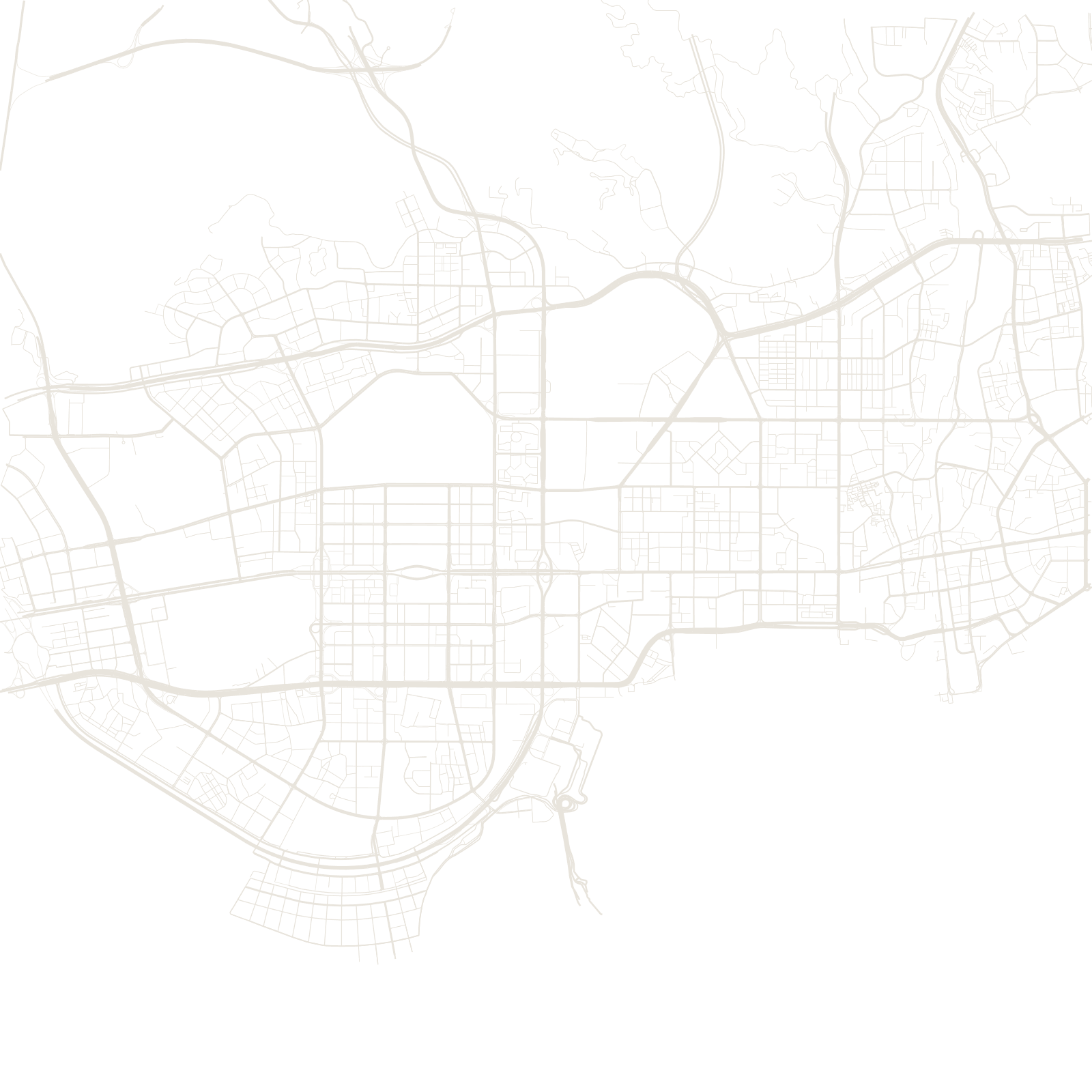 Shenzhen street network