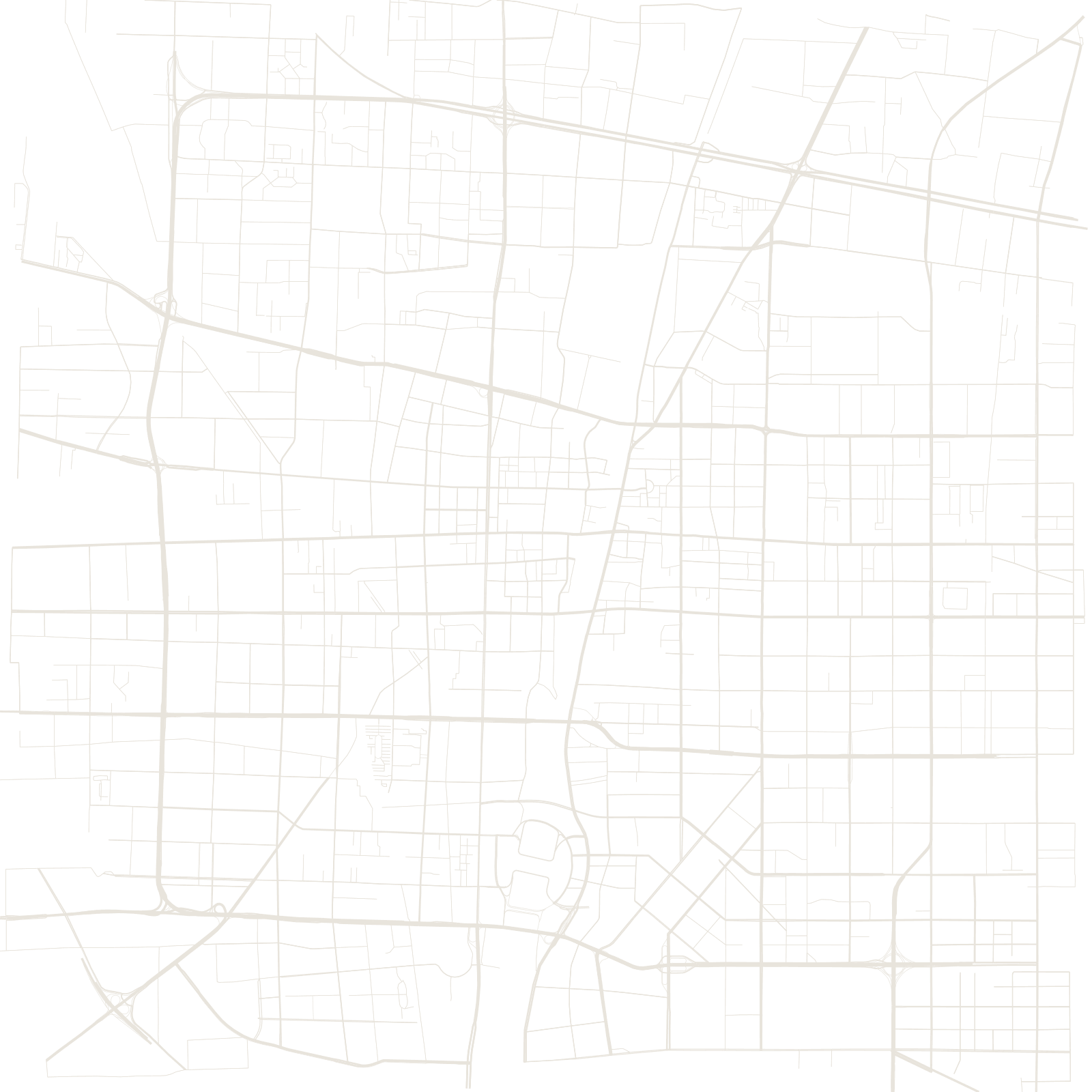 Shijiazhuang street network