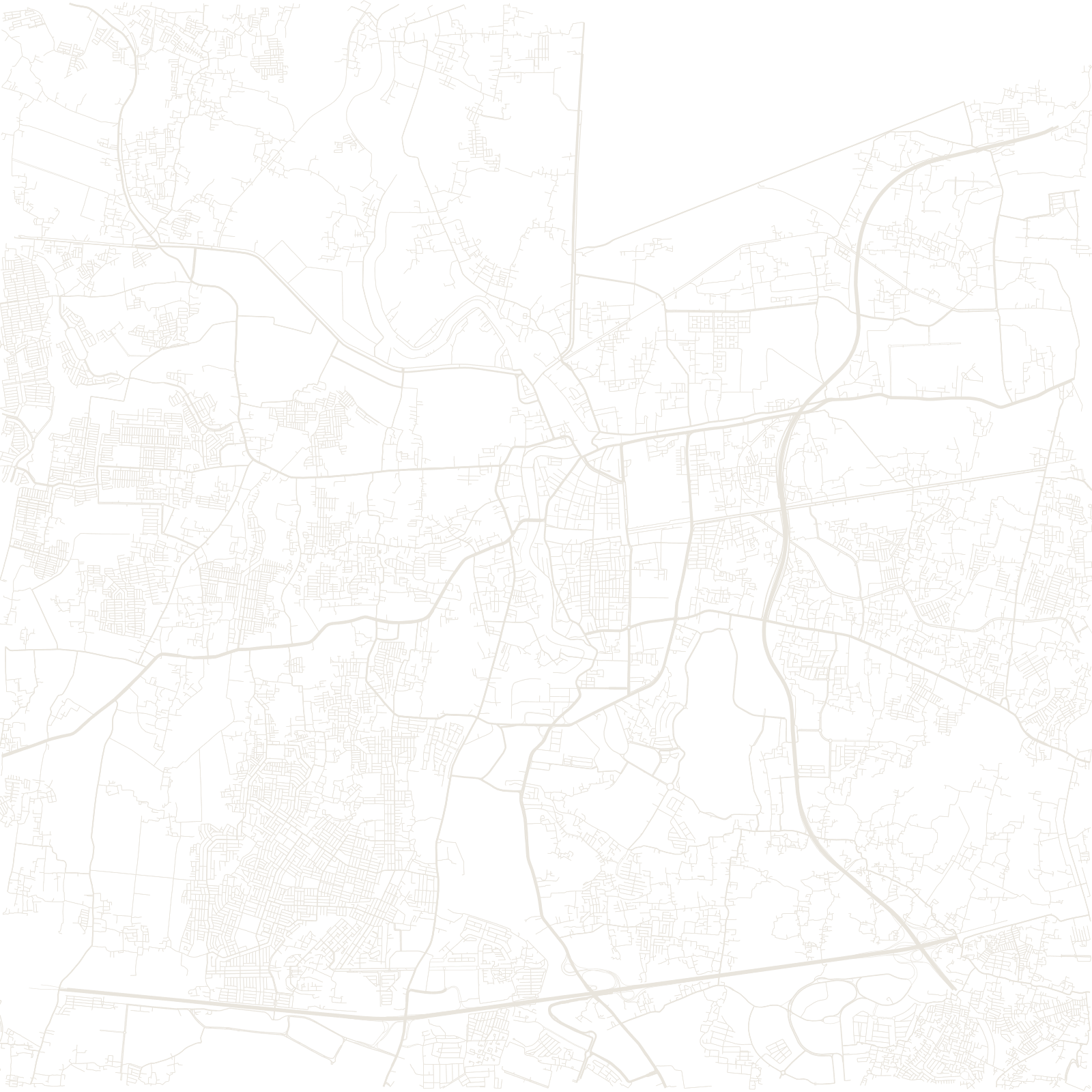 Tangerang street network