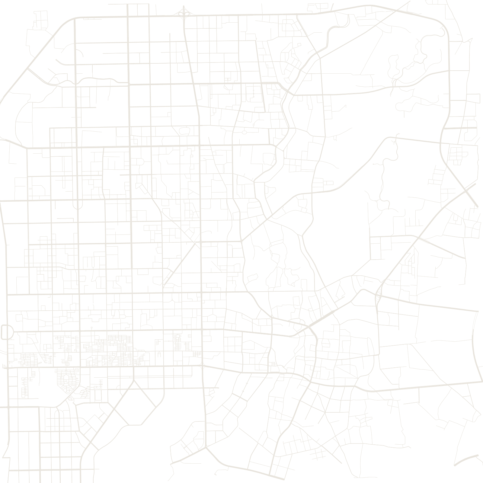 Tangshan street network