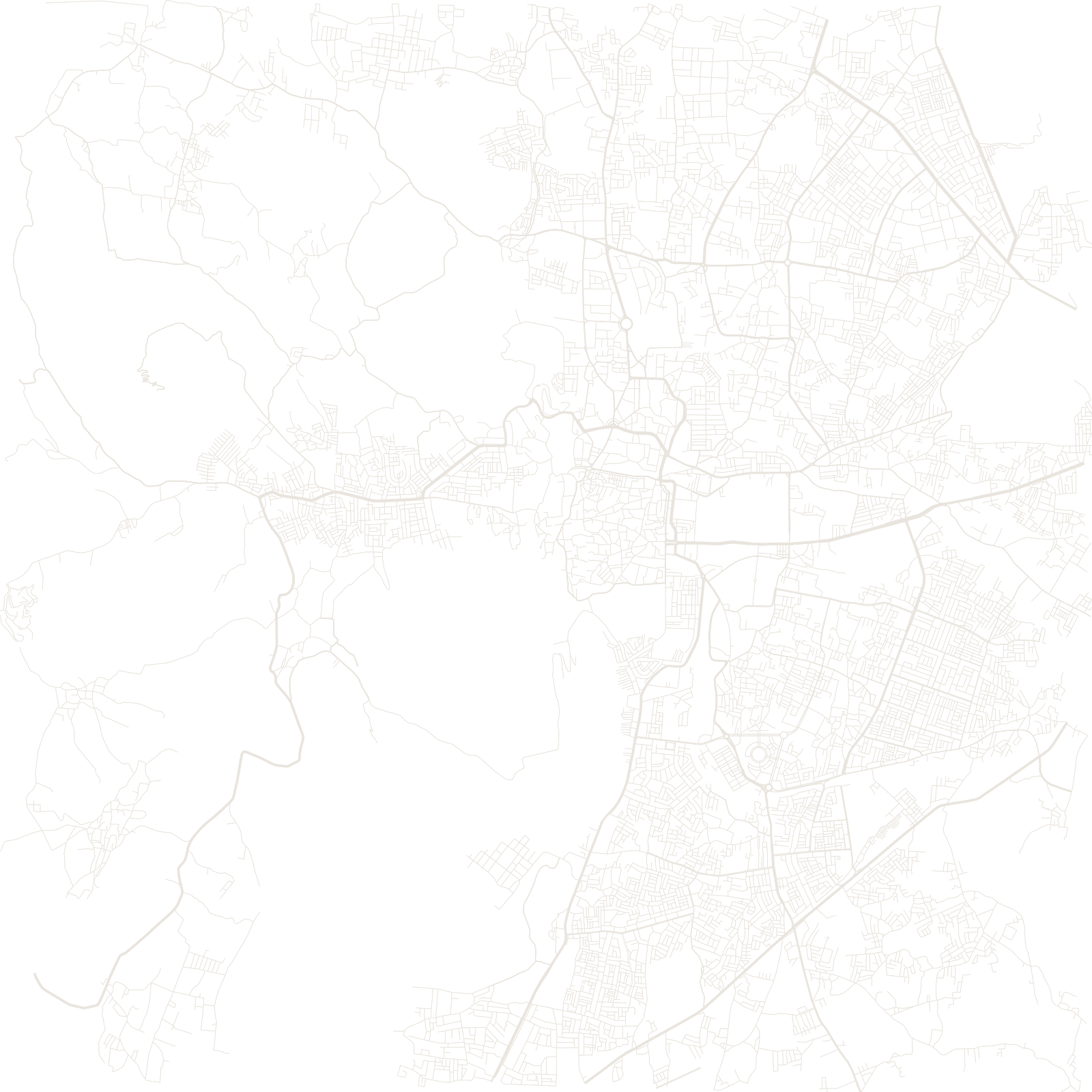 Udaipur street network