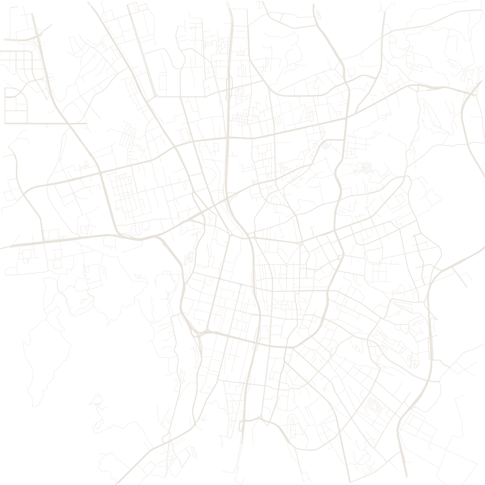 Ürümqi street network