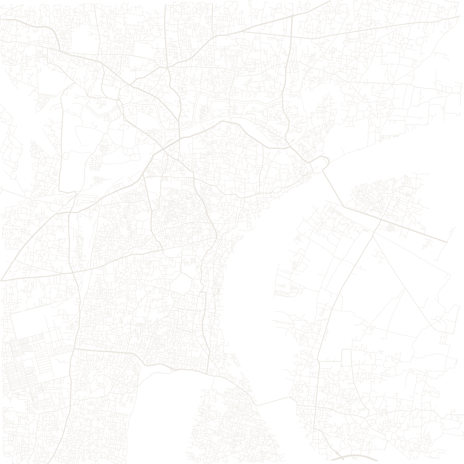 Varanasi street network