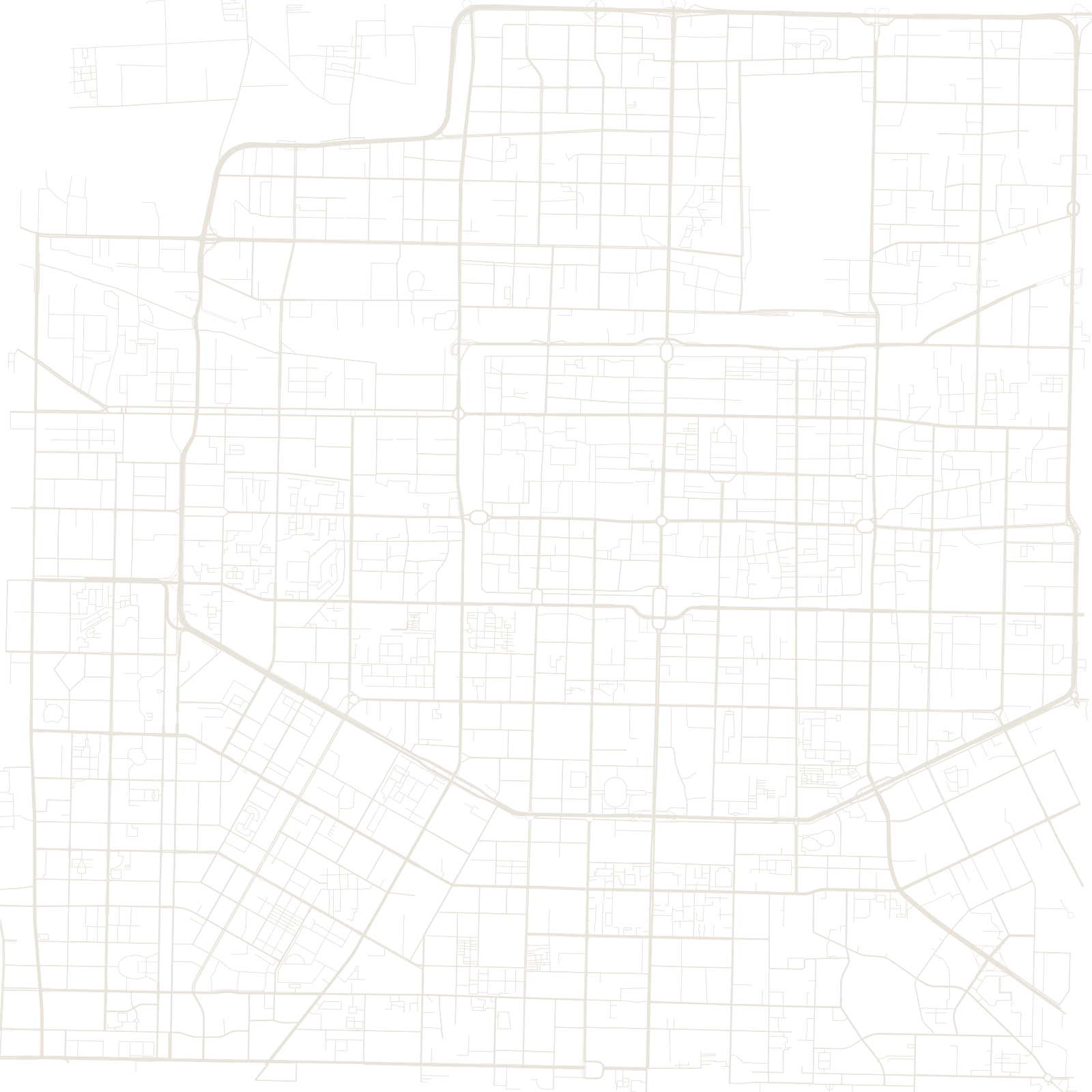 Xi’an street network