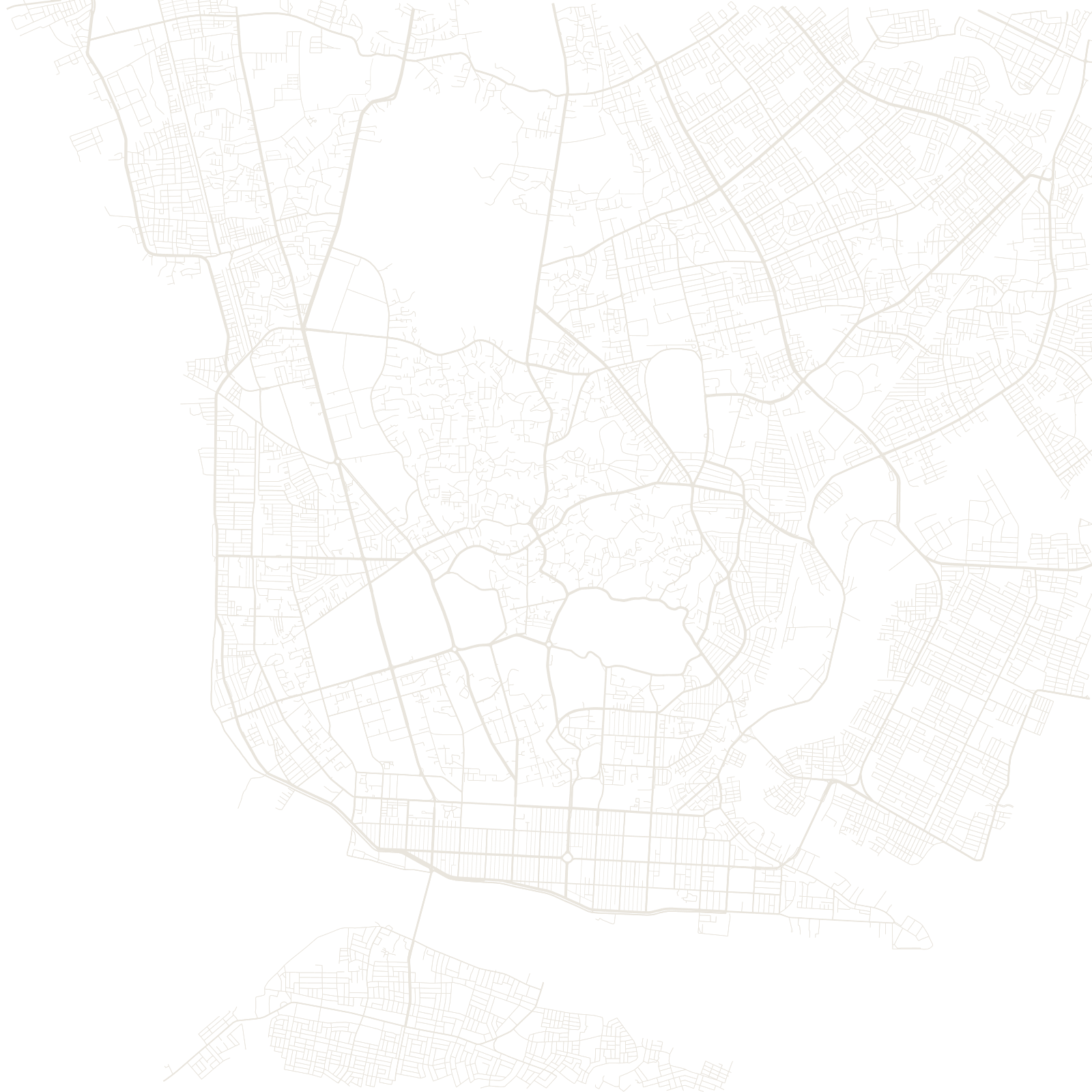 Yangon street network