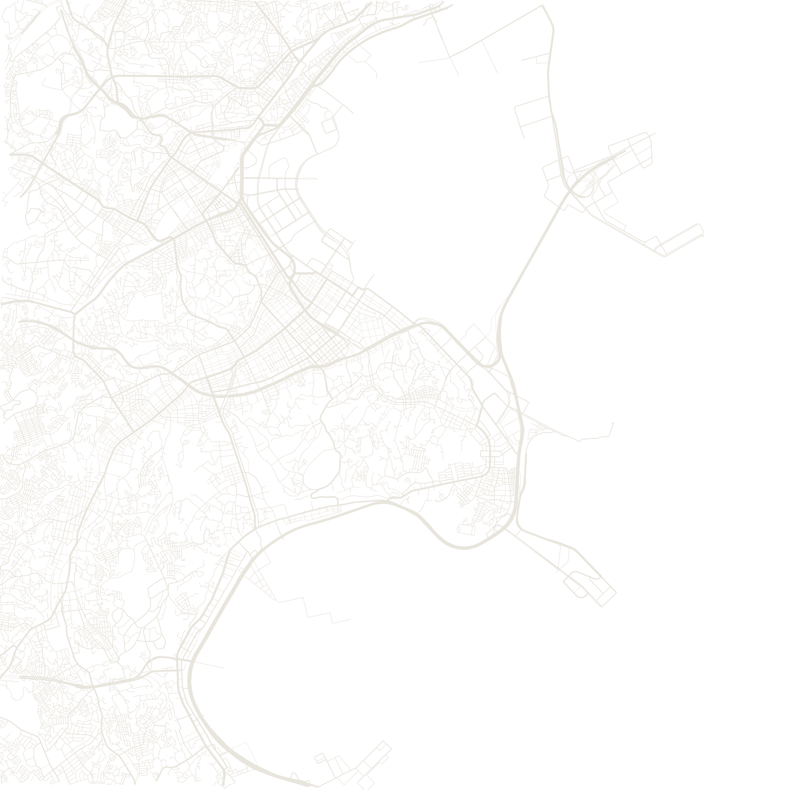 Yokohama street network
