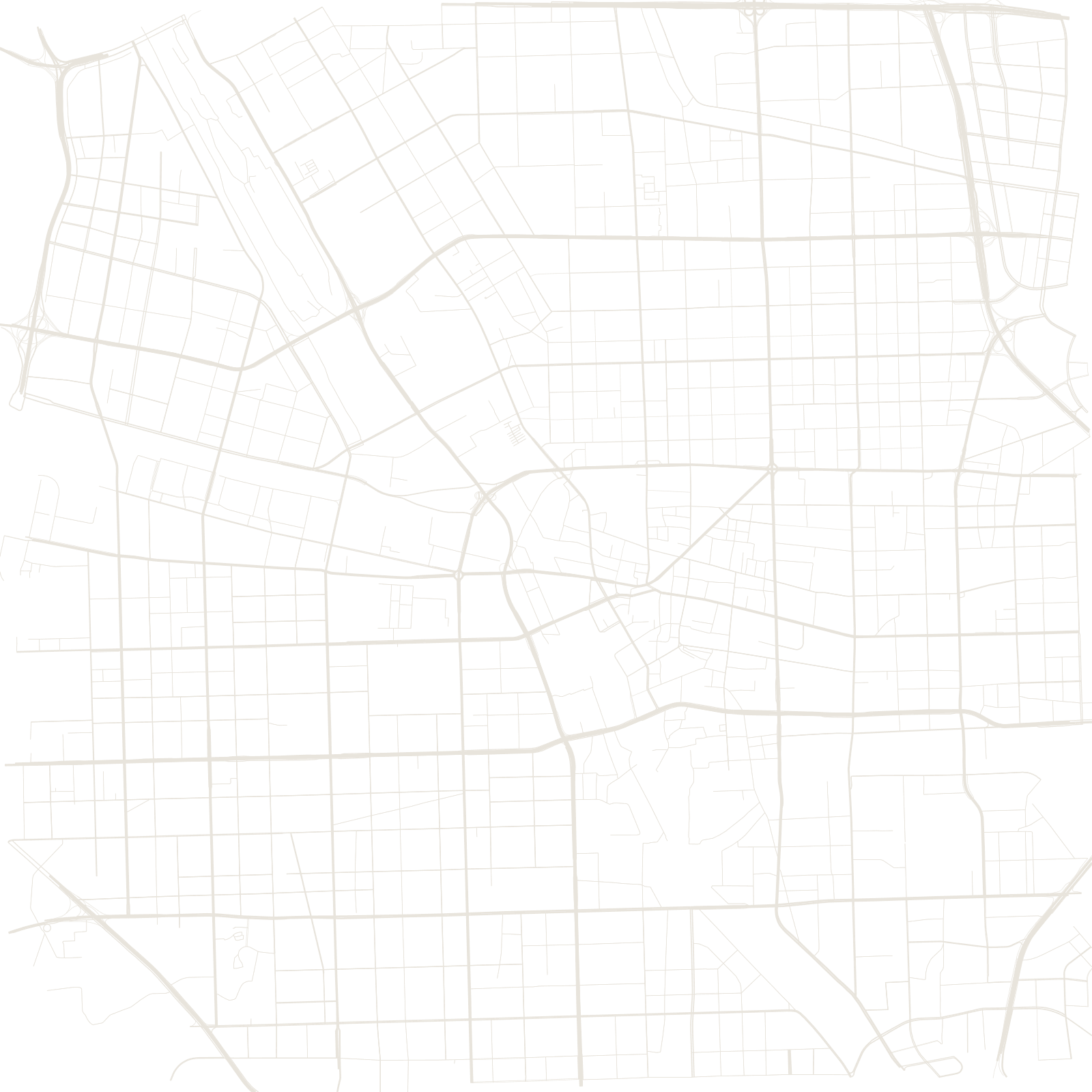 Zhengzhou street network