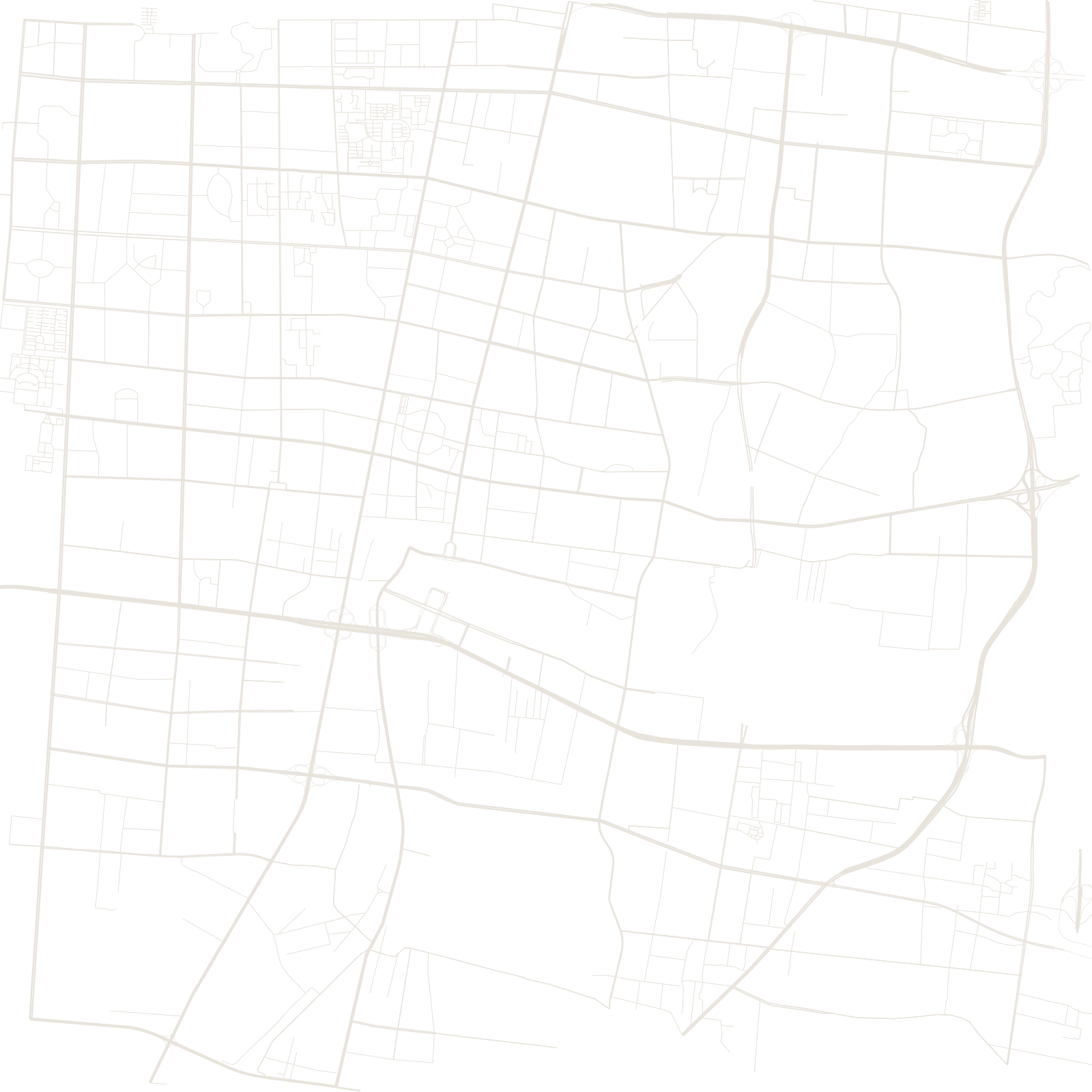Zibo street network
